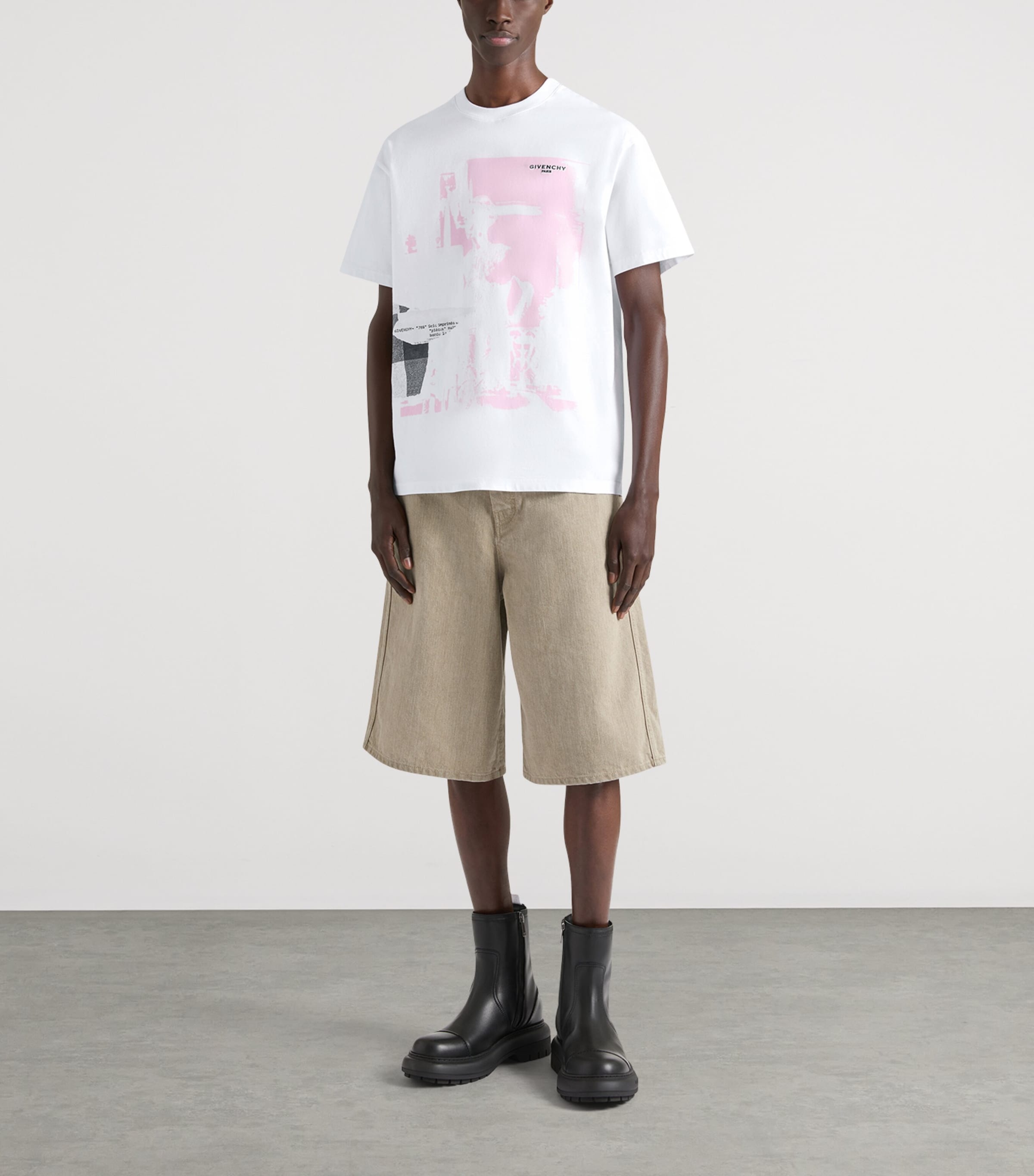Givenchy Mens Denim Shorts Image 2