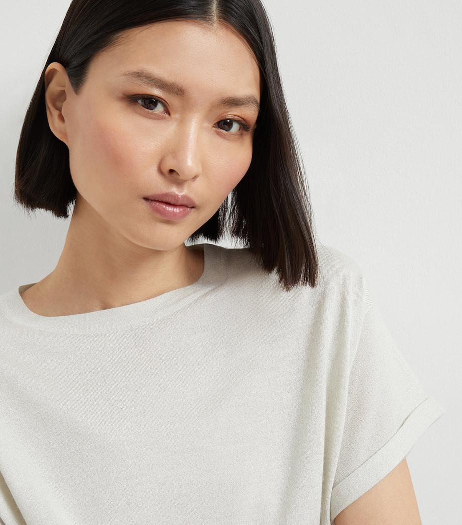 Cashmere-Silk-Blend T-Shirt C9443 Image 6