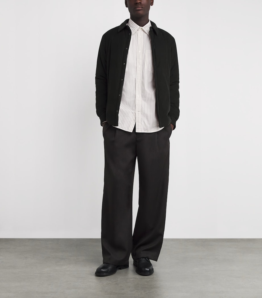 Cotton Stripe Shirt ECRU STRIPE Image 2