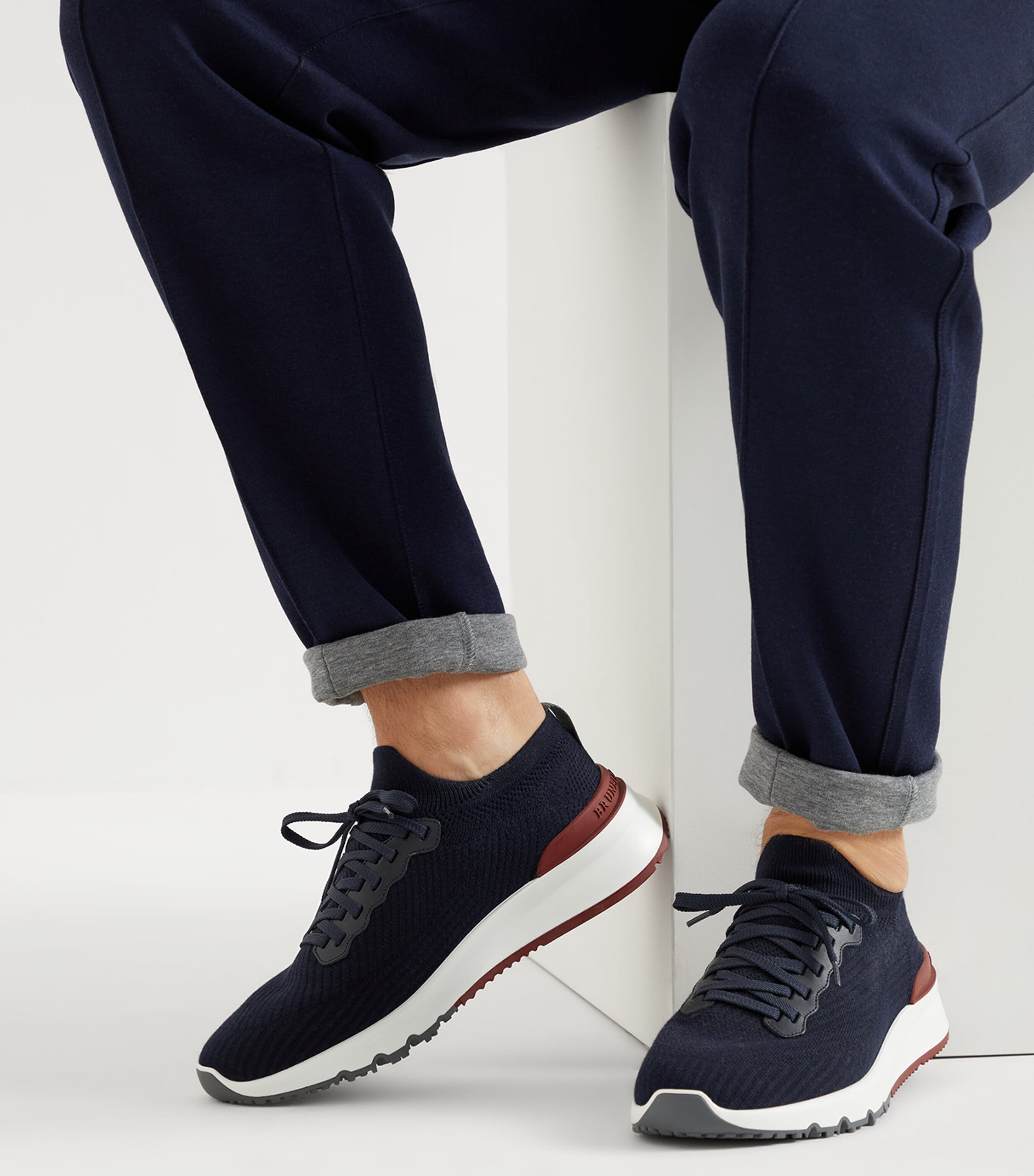 Brunello Cucinelli Knitted Low-Top Sneakers | Harrods HK