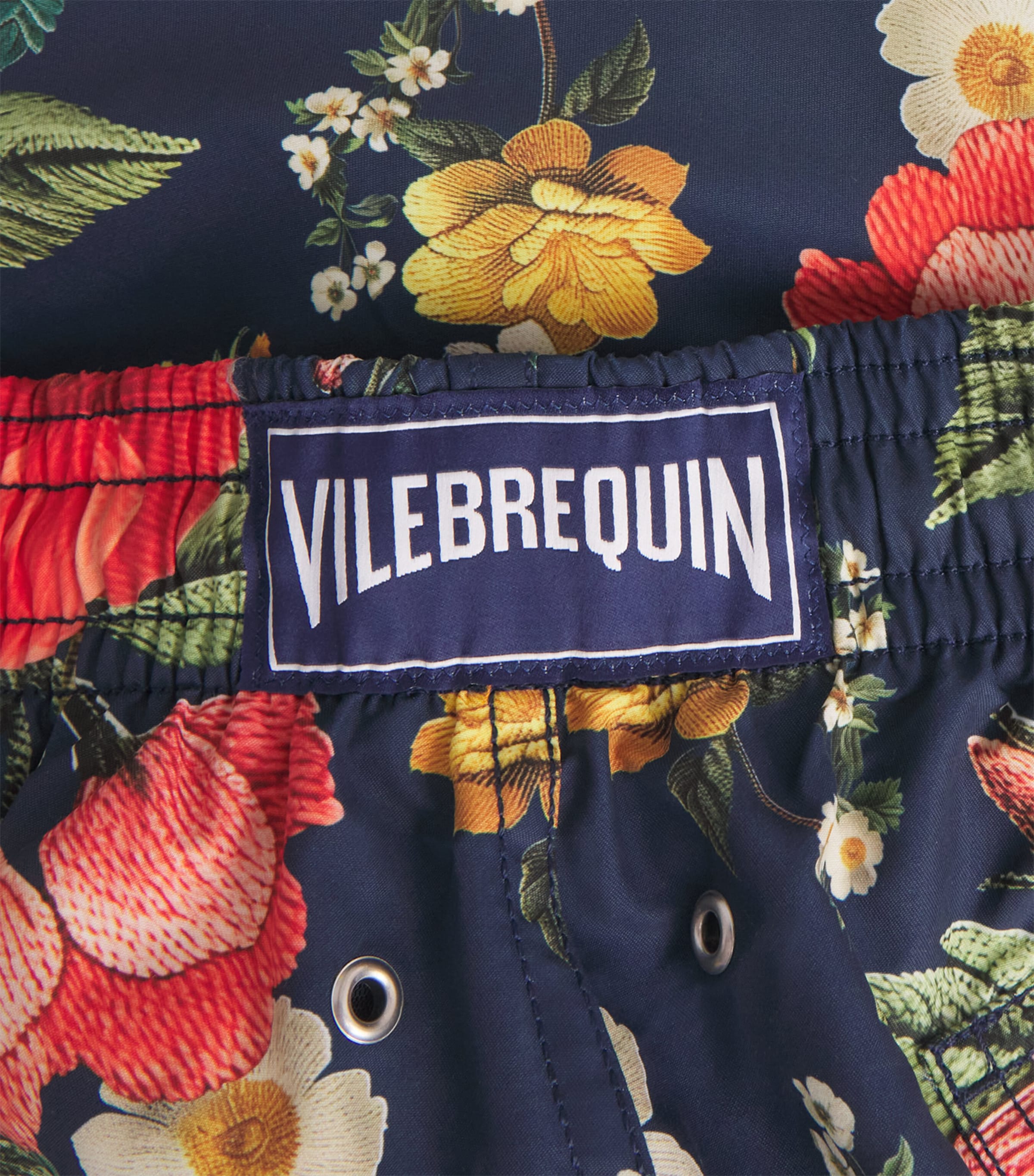 Floral Moorea Swim Shorts 390-BLEU MARINE Image 5