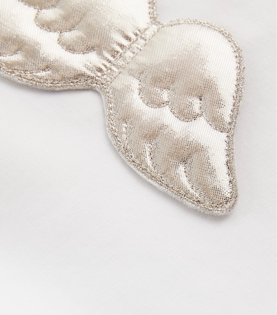 Marie-Chantal Pima Cotton Angel Wing All-In-One (0-12 Months) White Image 3