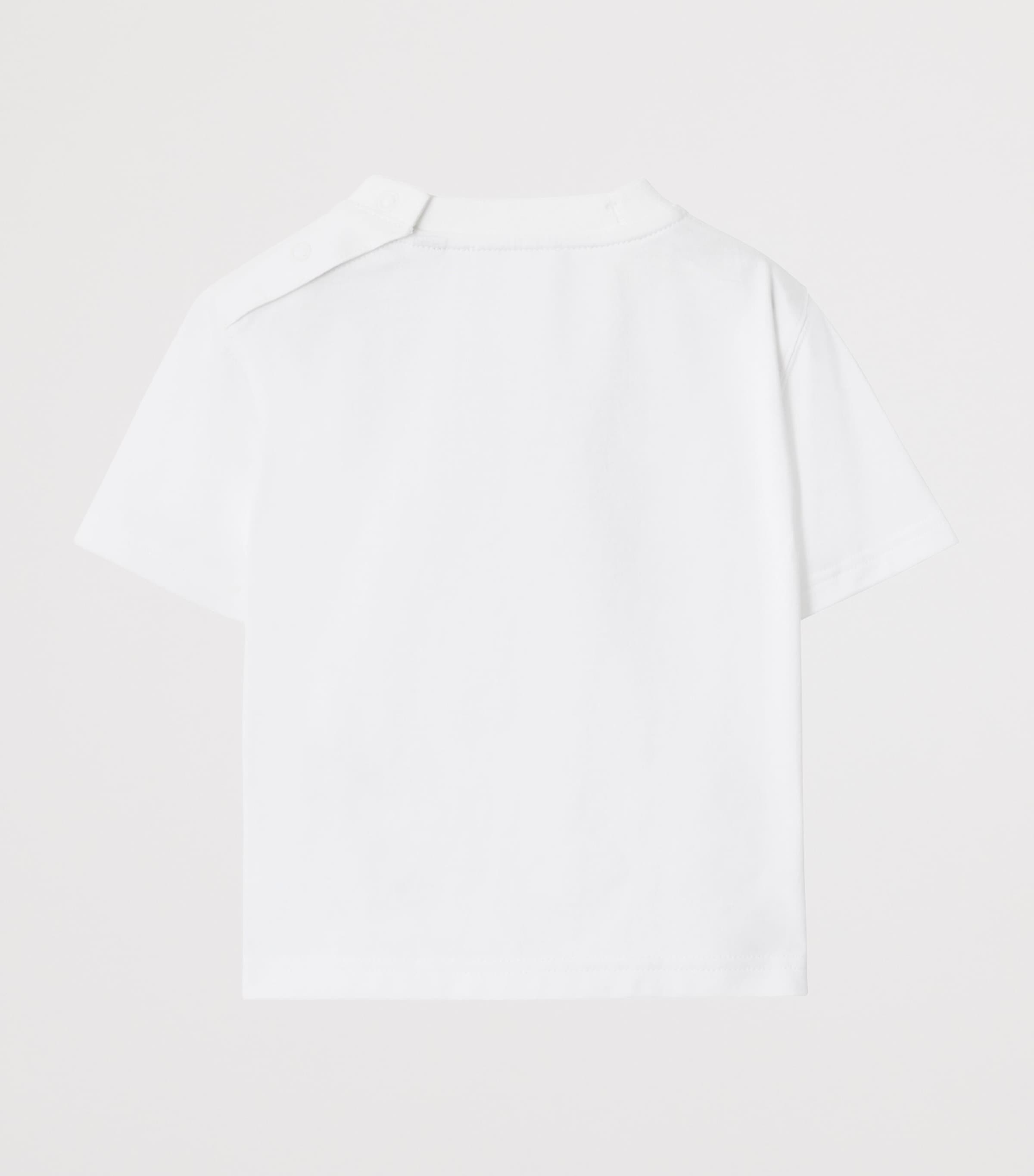 Cotton Puffer Bear T-Shirt (6-36 Months) WHITE Image 2