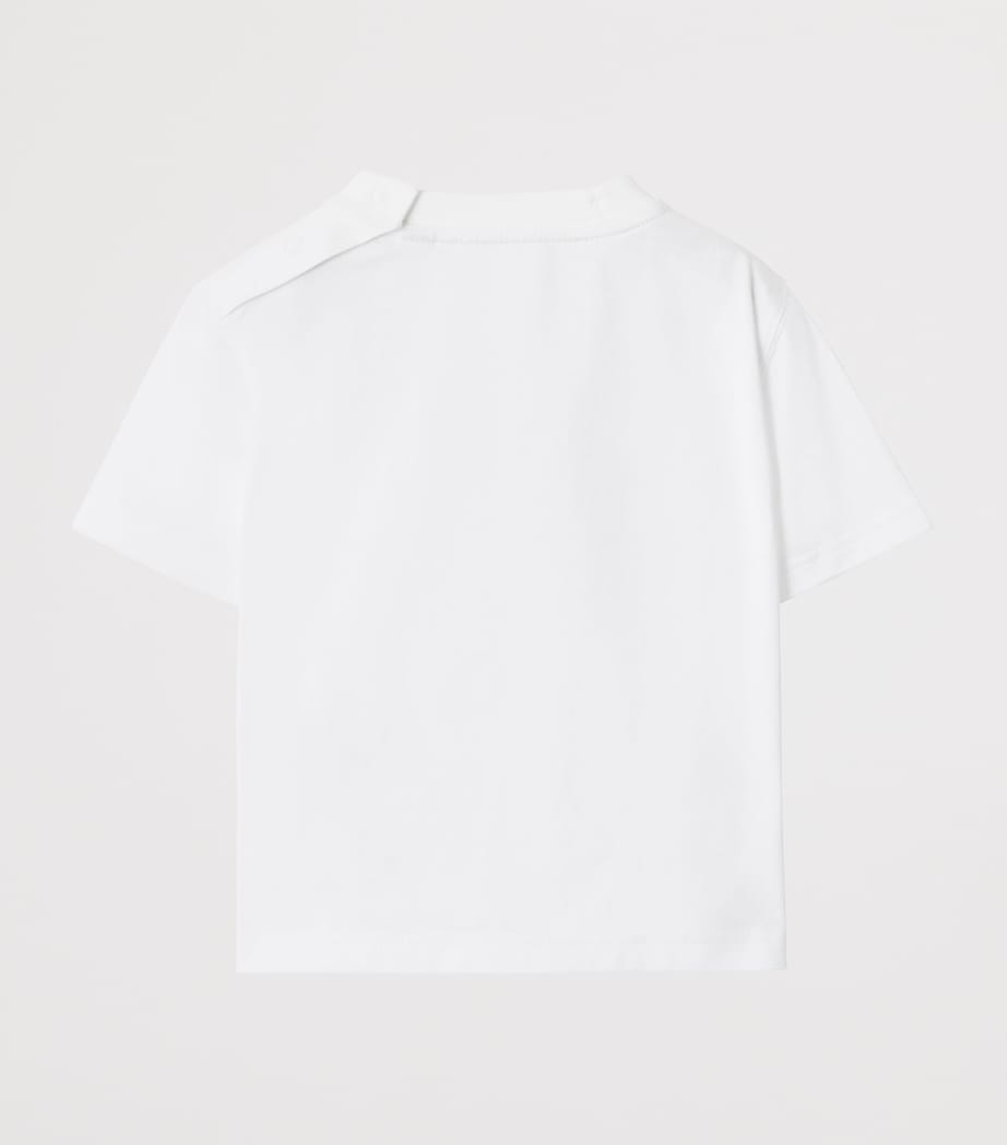 Cotton Puffer Bear T-Shirt (6-36 Months) WHITE Image 2