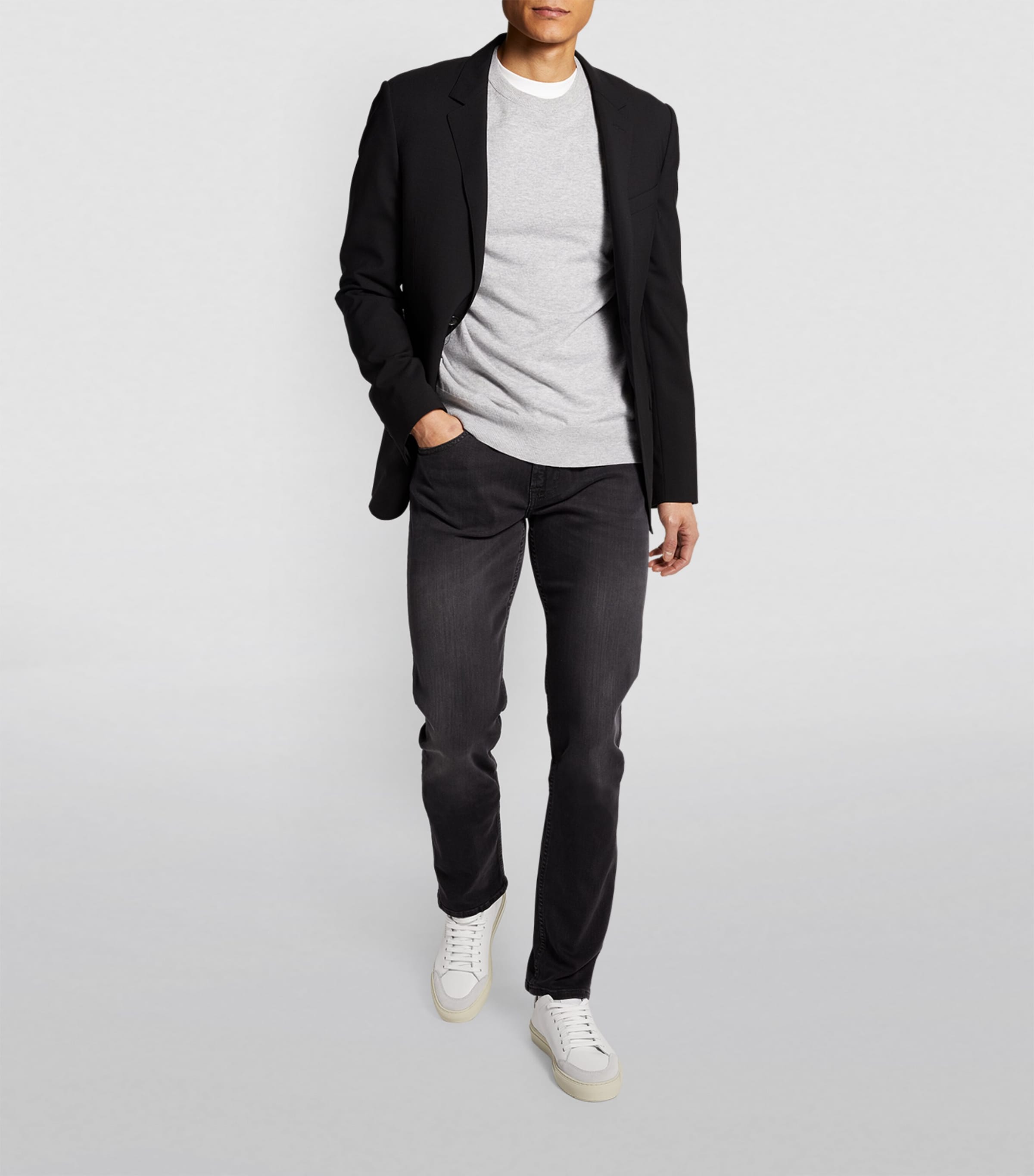 Slimmy Lux Performance Plus Jeans WASHED BLACK Image 2