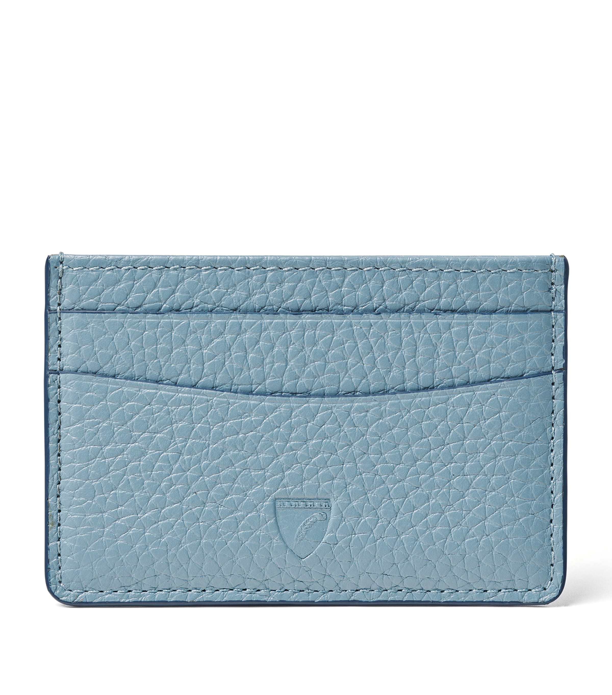 Aspinal Of London Leather Cardholder In Blue