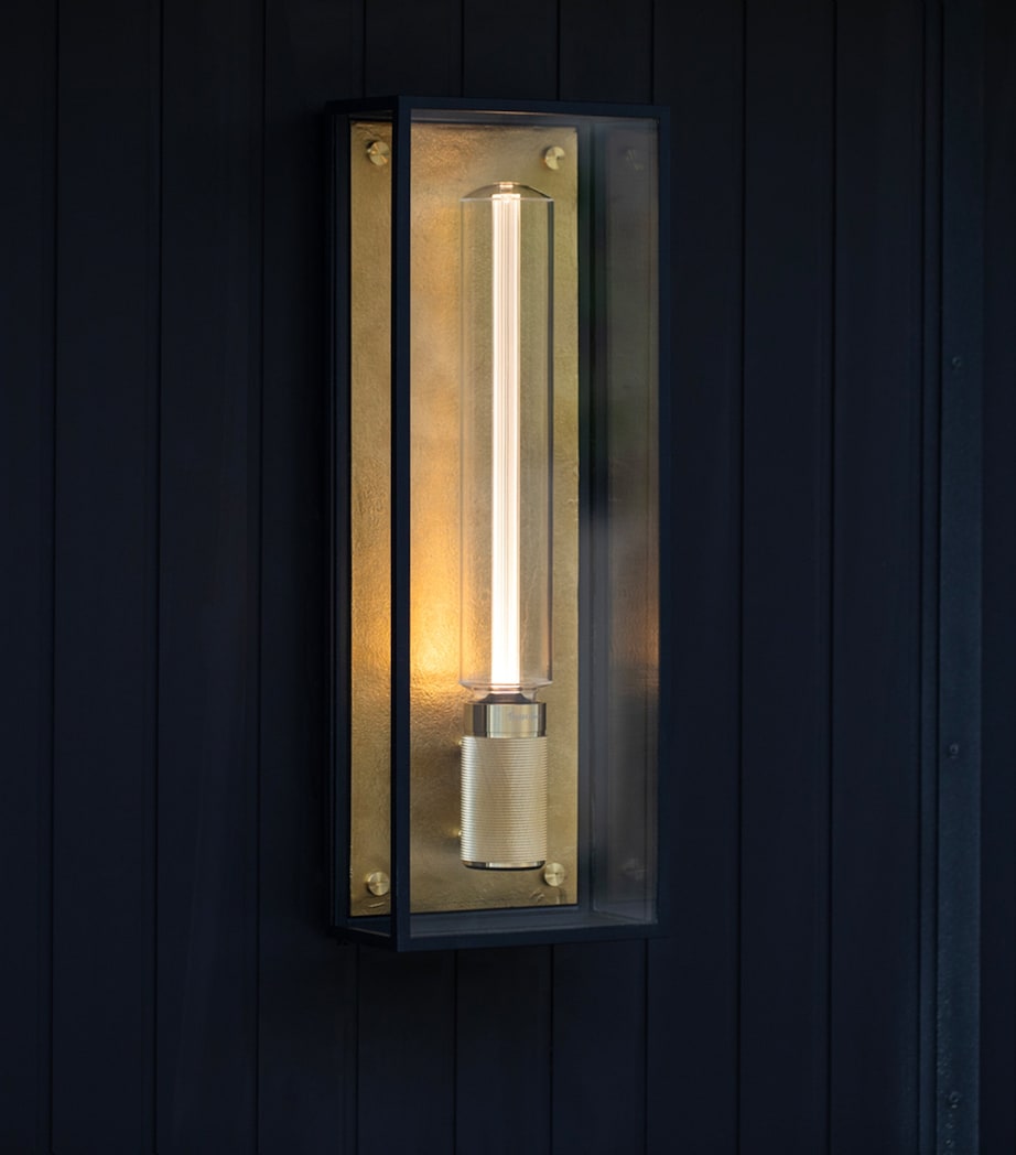 Buster + Punch Large Caged Wet Wall Light Brass Image 8