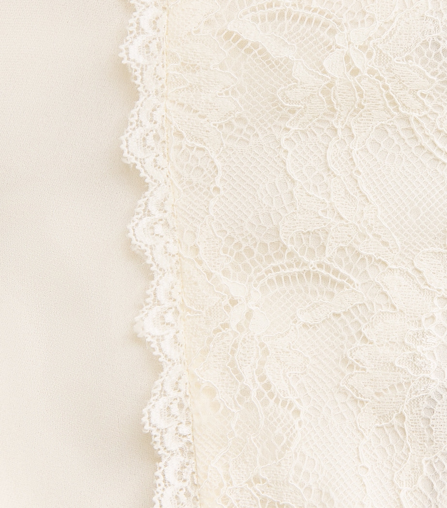 Silk Britt Blouse ANTIQUE WHITE Image 5