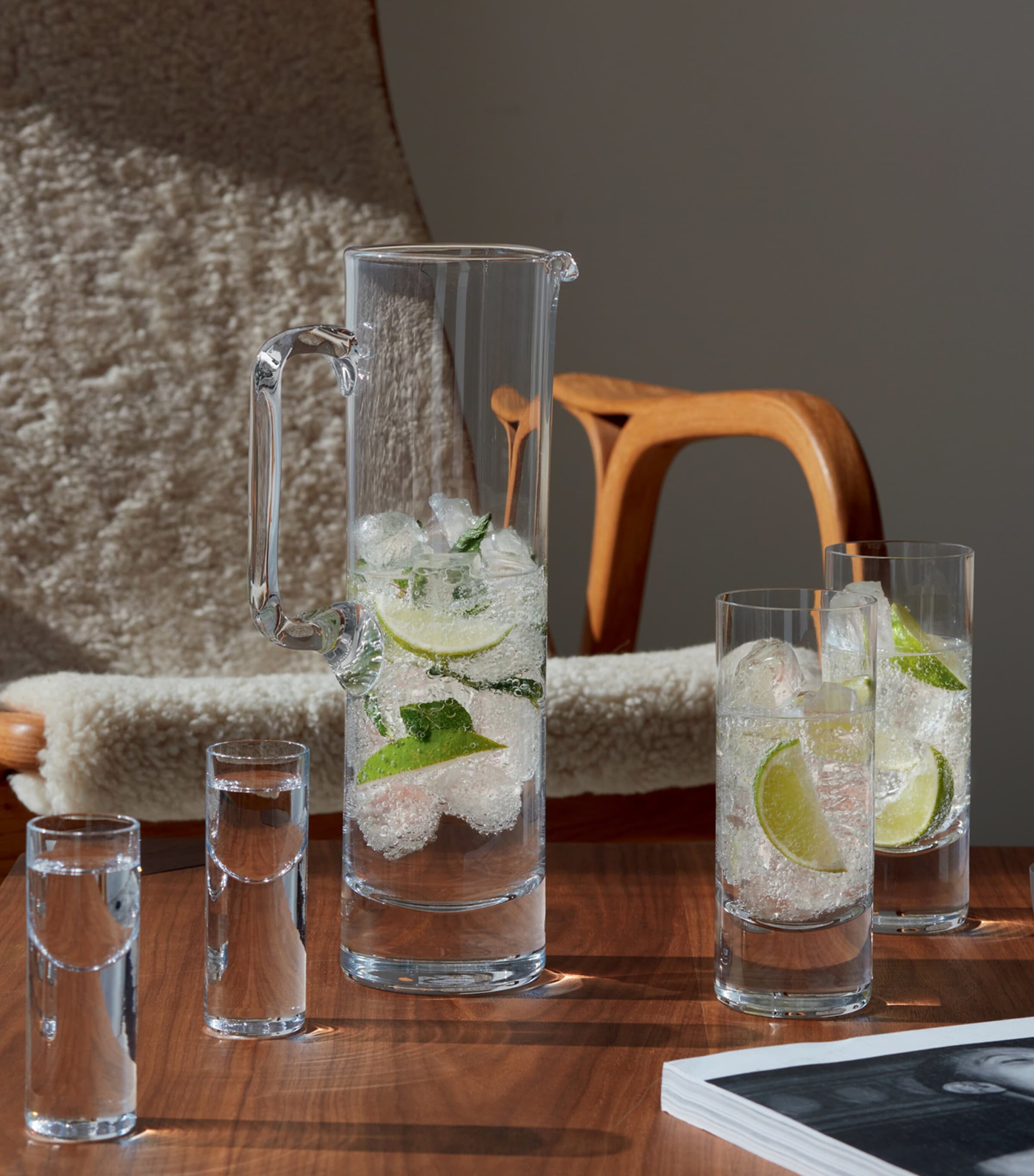 Set of 2 Boris Shot Glasses (50ml) CLEAR Image 2