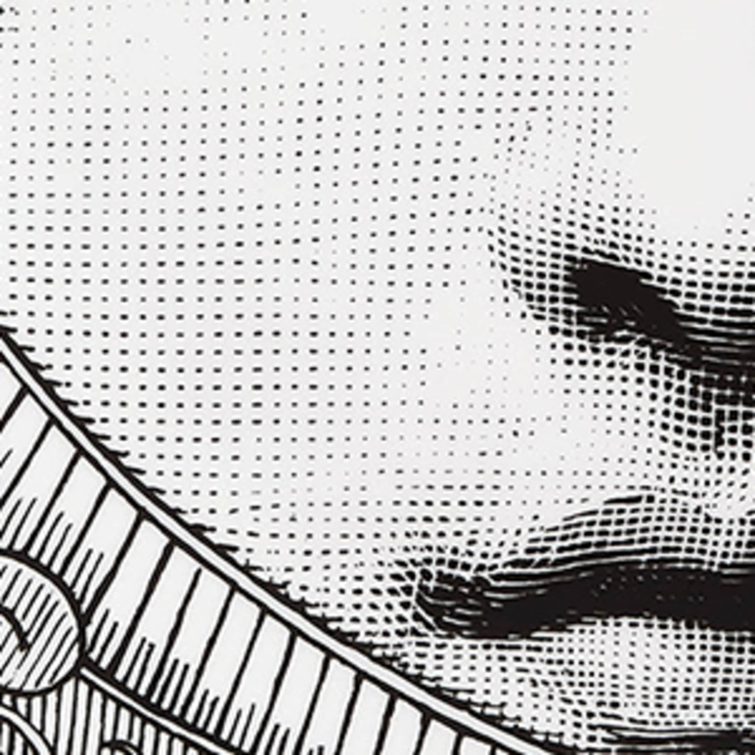 Fornasetti 테마 에 바리아지오니 No. 95 월 플레이트 26cm