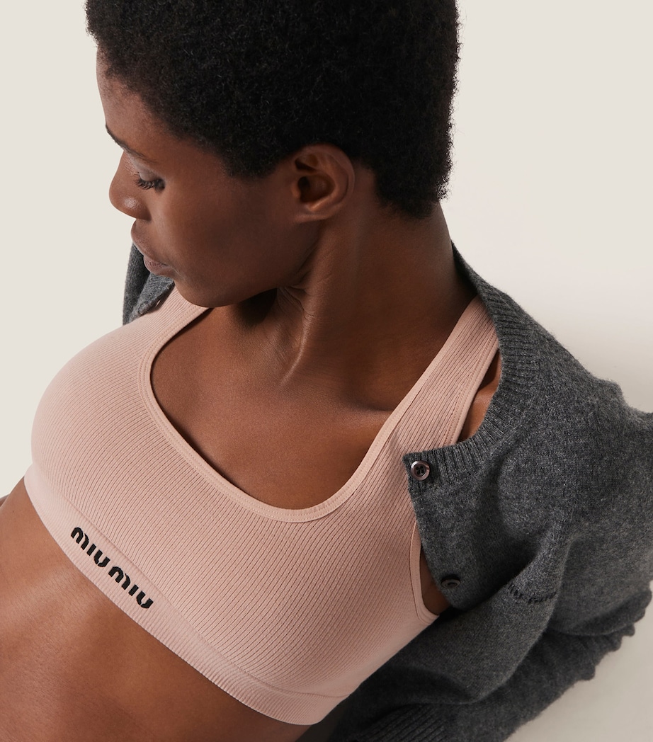 Seamless Racerback Crop Top F0A48 Image 2