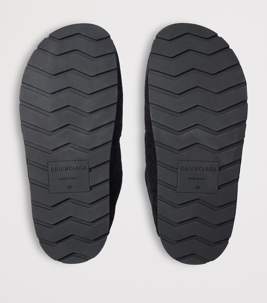 Balenciaga Suede Dumbo Mules Image 9