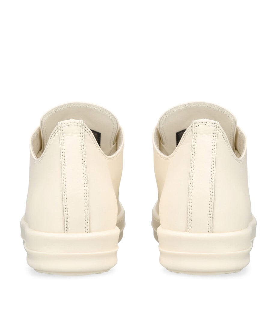 Leather Low-Top Sneakers WHITE Image 2