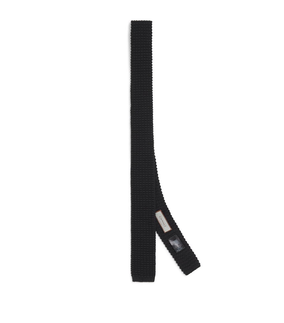 Cashmere Knitted Tie 5 Image 1