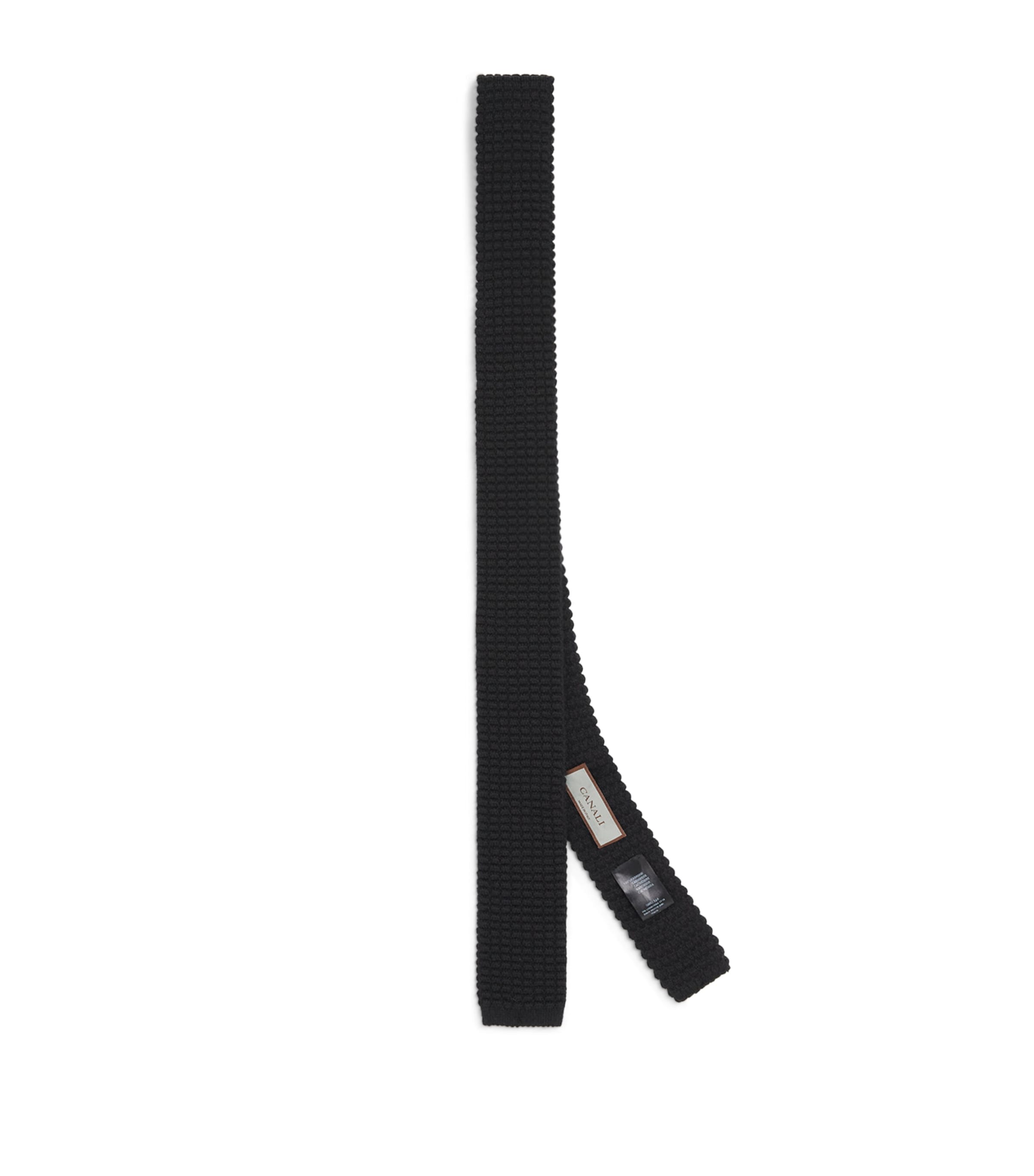Canali Cashmere Knitted Tie | Men Clothing | Knitwear | Cashmere | Men Accessories | Ties | Neckties | Designers | Canali | Partywear | Mens | Accessories