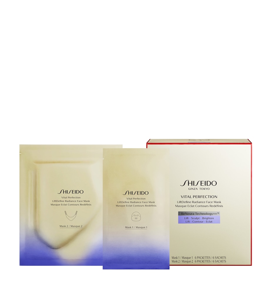 Vital Perfection LiftDefine Radiance Face Mask (Pack of 6) NO COLOUR Image 5