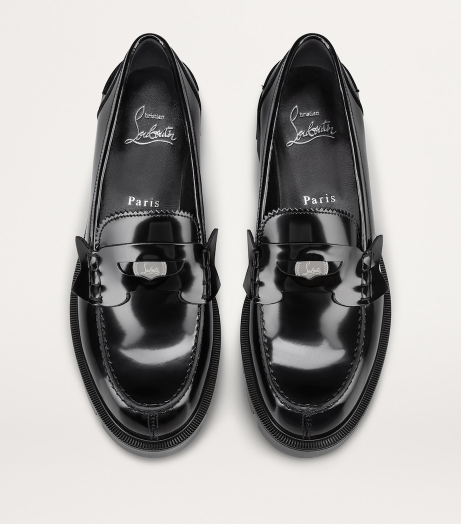 Penny Lug Donna Leather Loafers B439 Image 5