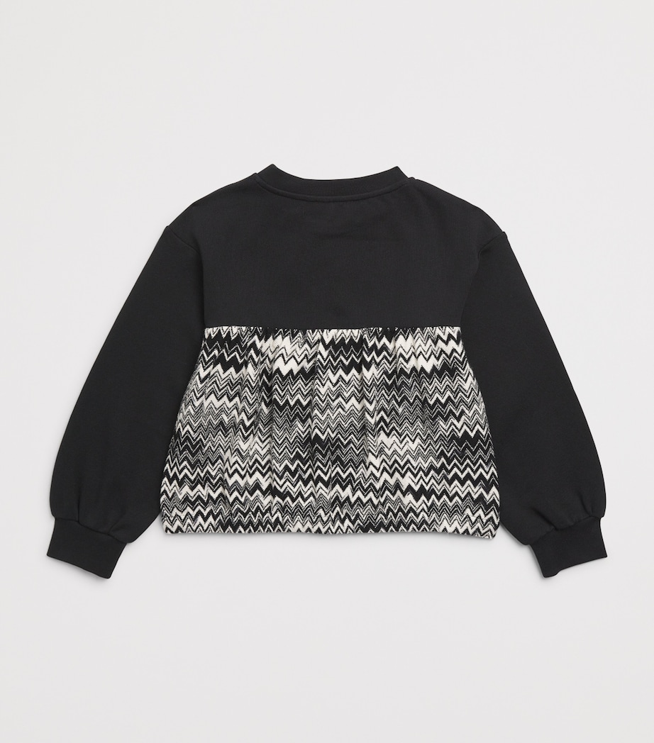 Missoni Kids Cotton Zigzag Sweatshirt (4-14 Years) Image 2