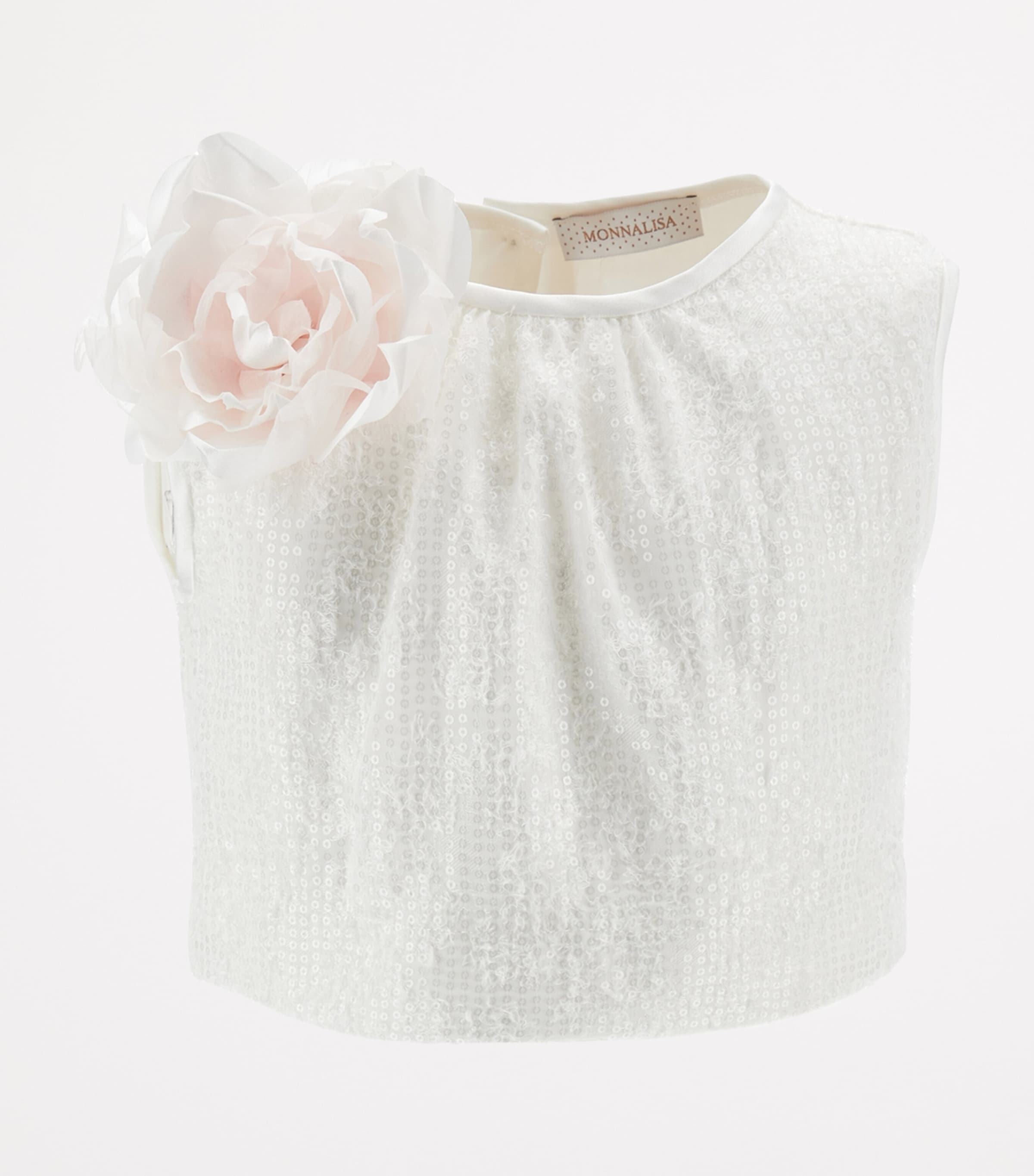 Flower-Appliqué Top and Skirt Set (2-16 Years) PANNA Image 3