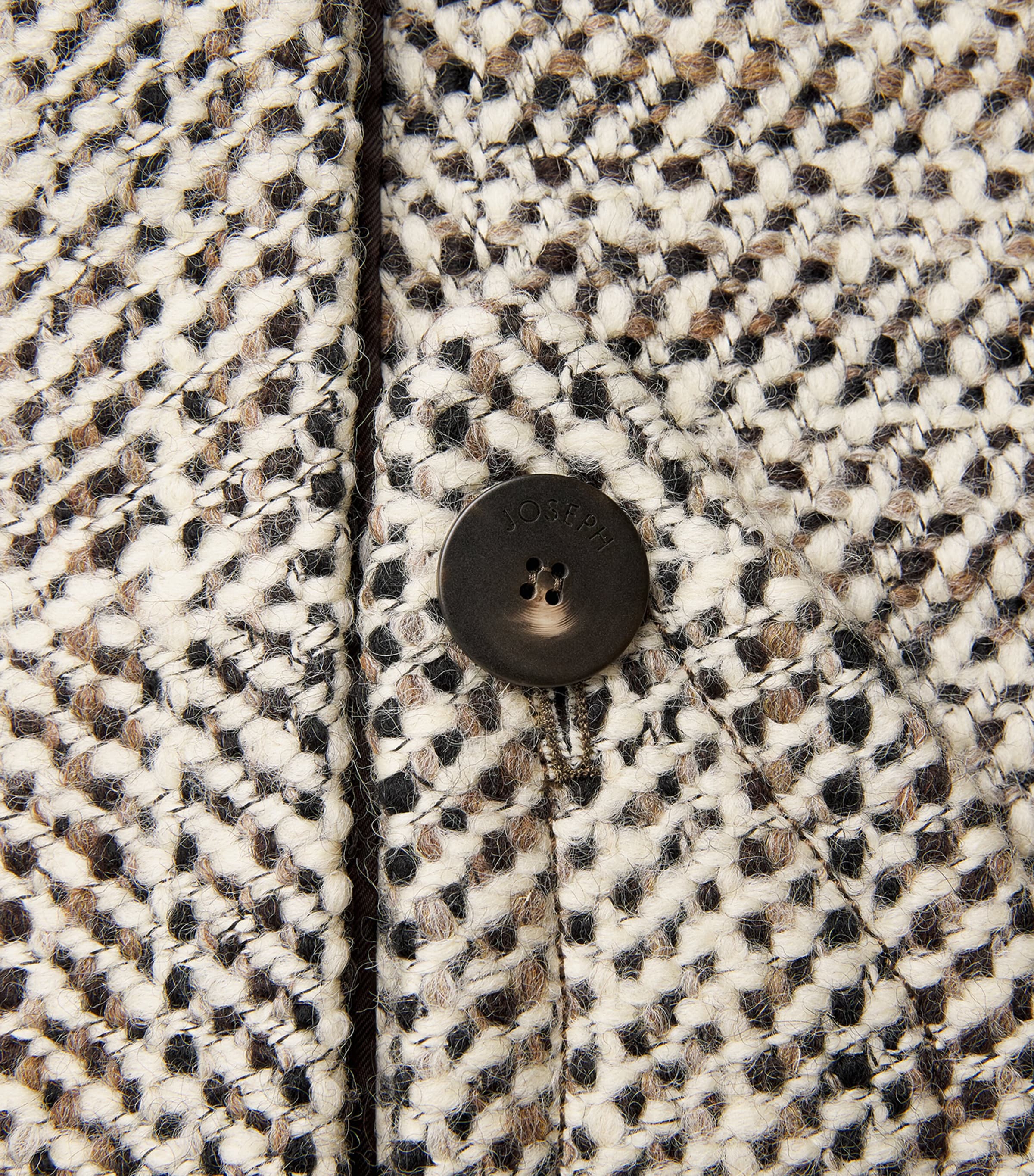 Virgin Wool-Blend Florent Coat COCOA COMBO Image 5