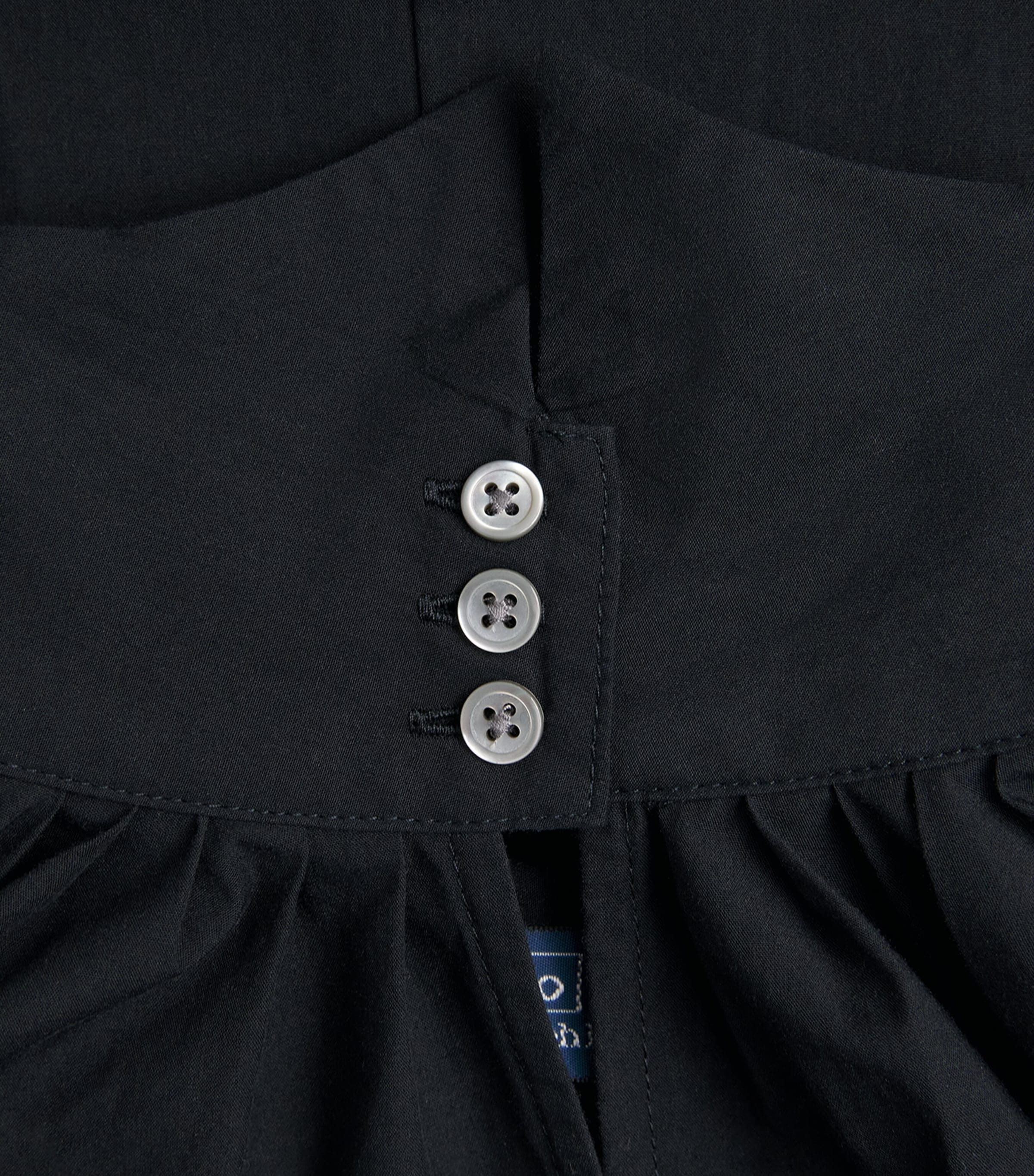 Polo Ralph Lauren Black Cotton Pleated Mini Dress | Harrods US