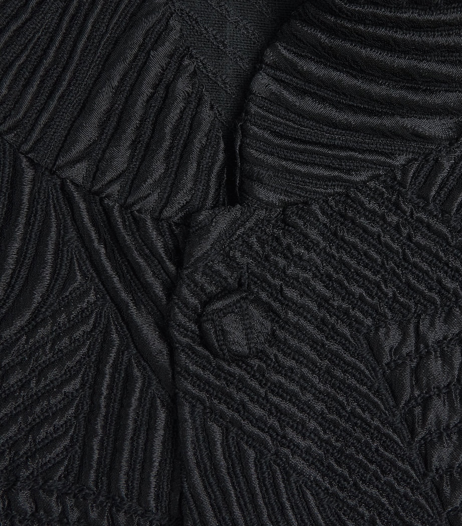 Wool-Silk-Blend Jacket BLACK Image 5