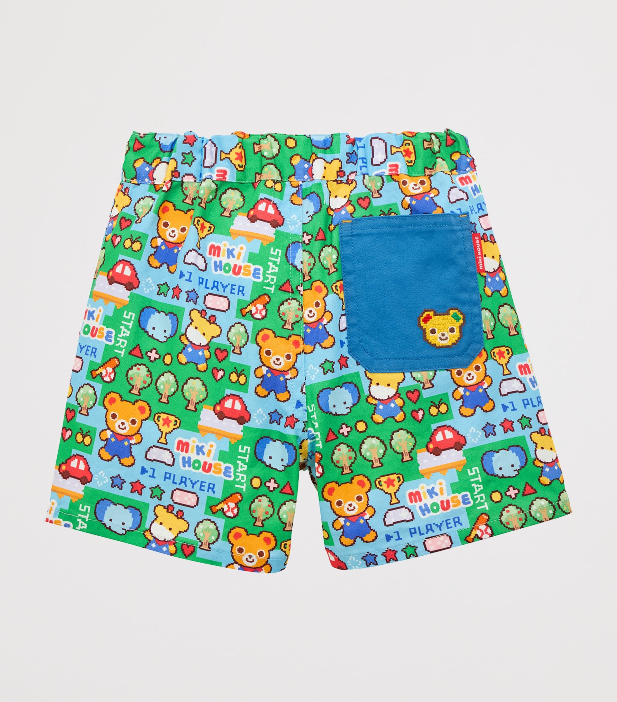 Miki House Pucci Pixel-Art Shorts (2-4 Years) Image 2