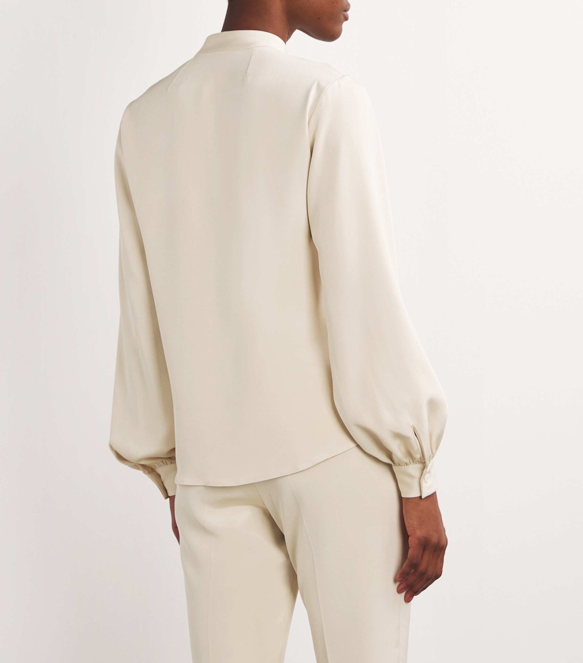 Silk-Blend Shirt BUTTER Image 4