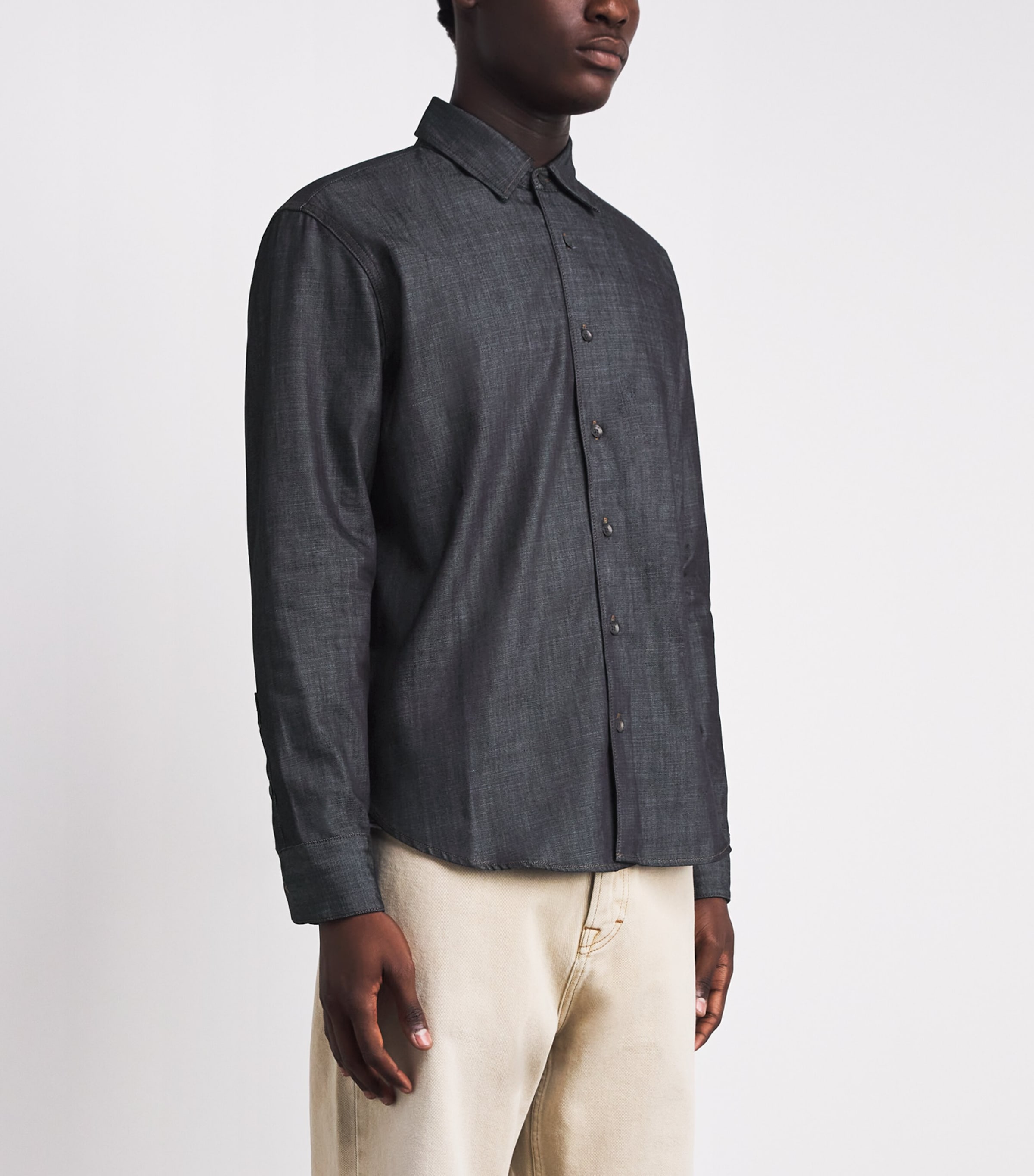 Rag & Bone Mens Denim Shirt Rbraw Image 4