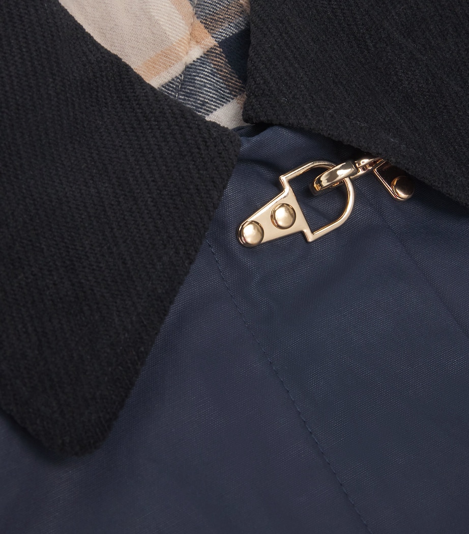 Waxed Cotton Parka NAVY Image 5