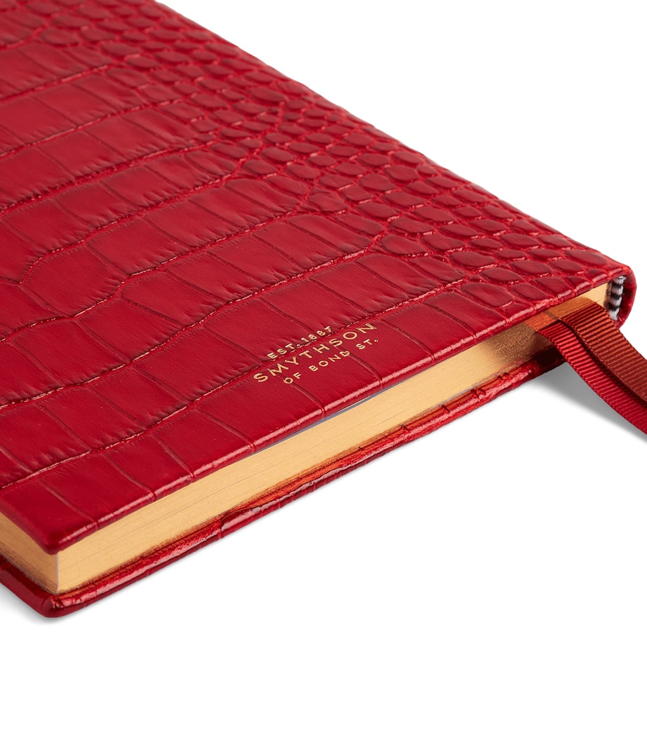 Smythson Leather Soho Weekly Diary 2027 Red Image 6