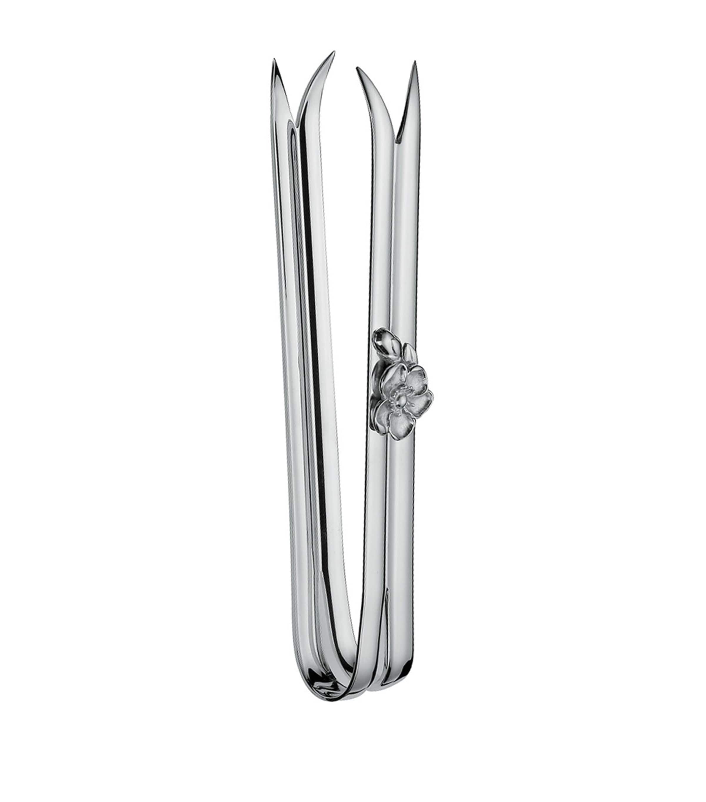 Christofle Anemone Ice Tongs | Dining | Barware | Ice Buckets & Wine Coolers | Designers | Christofle
