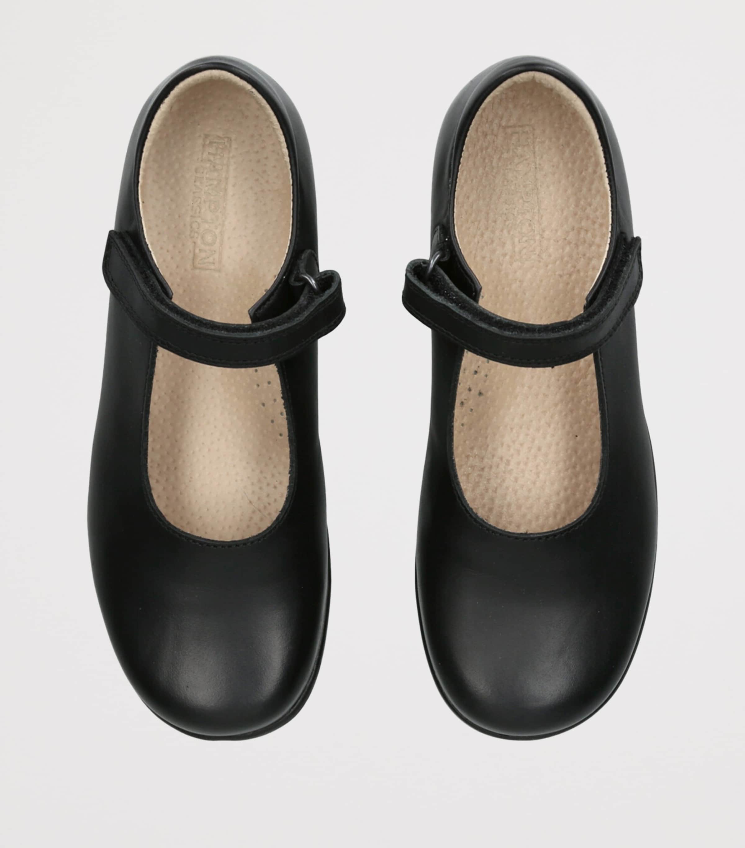 Leather Emily School Shoes BLACK Image 4