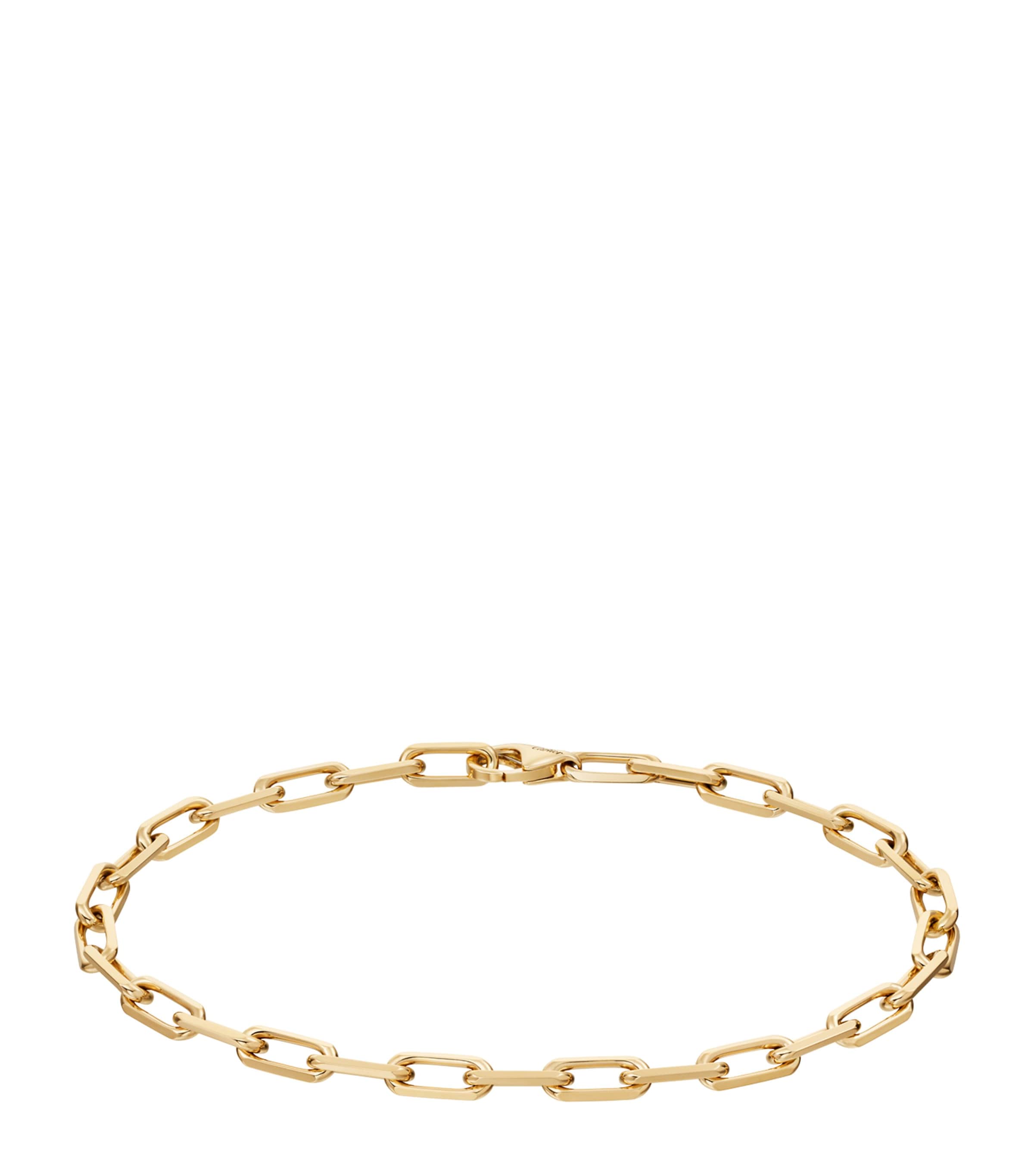 Cartier Yellow Gold Santos de Cartier Chain Bracelet | Harrods UK