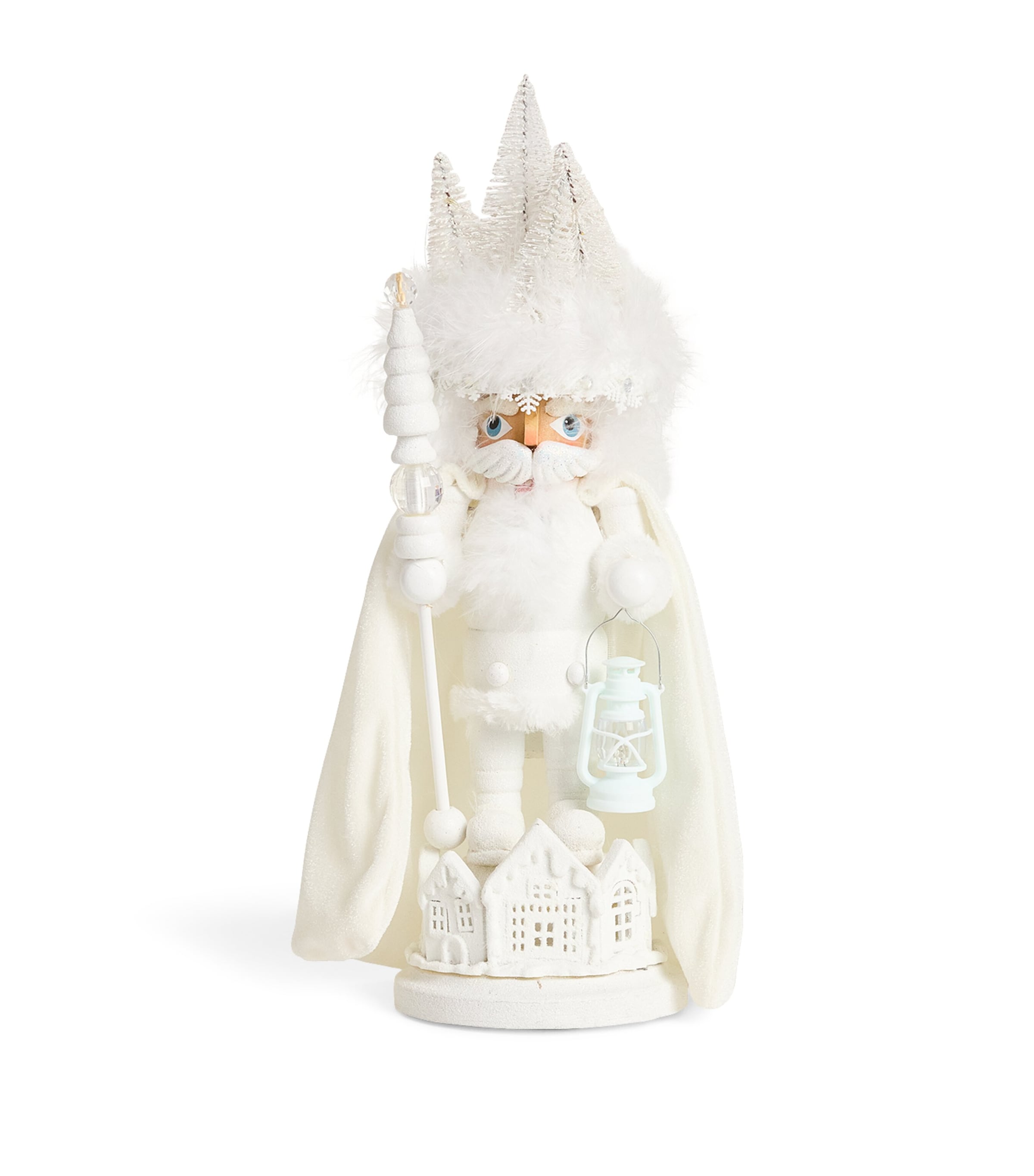Kurt.s.adler White Winter Nutcracker Decoration In White