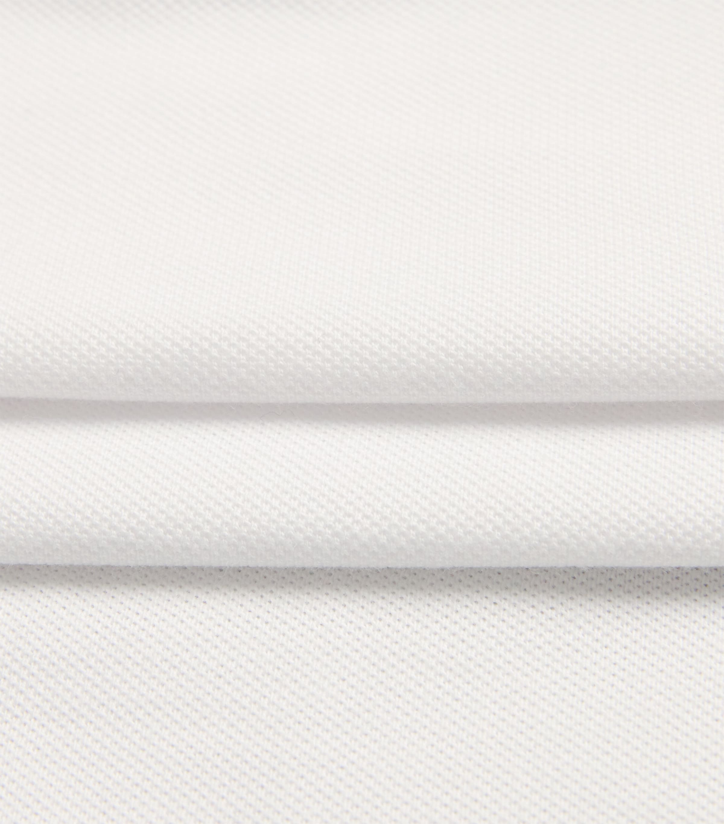 Pima Cotton Piqué Polo Shirt 2000 WHITE Image 5