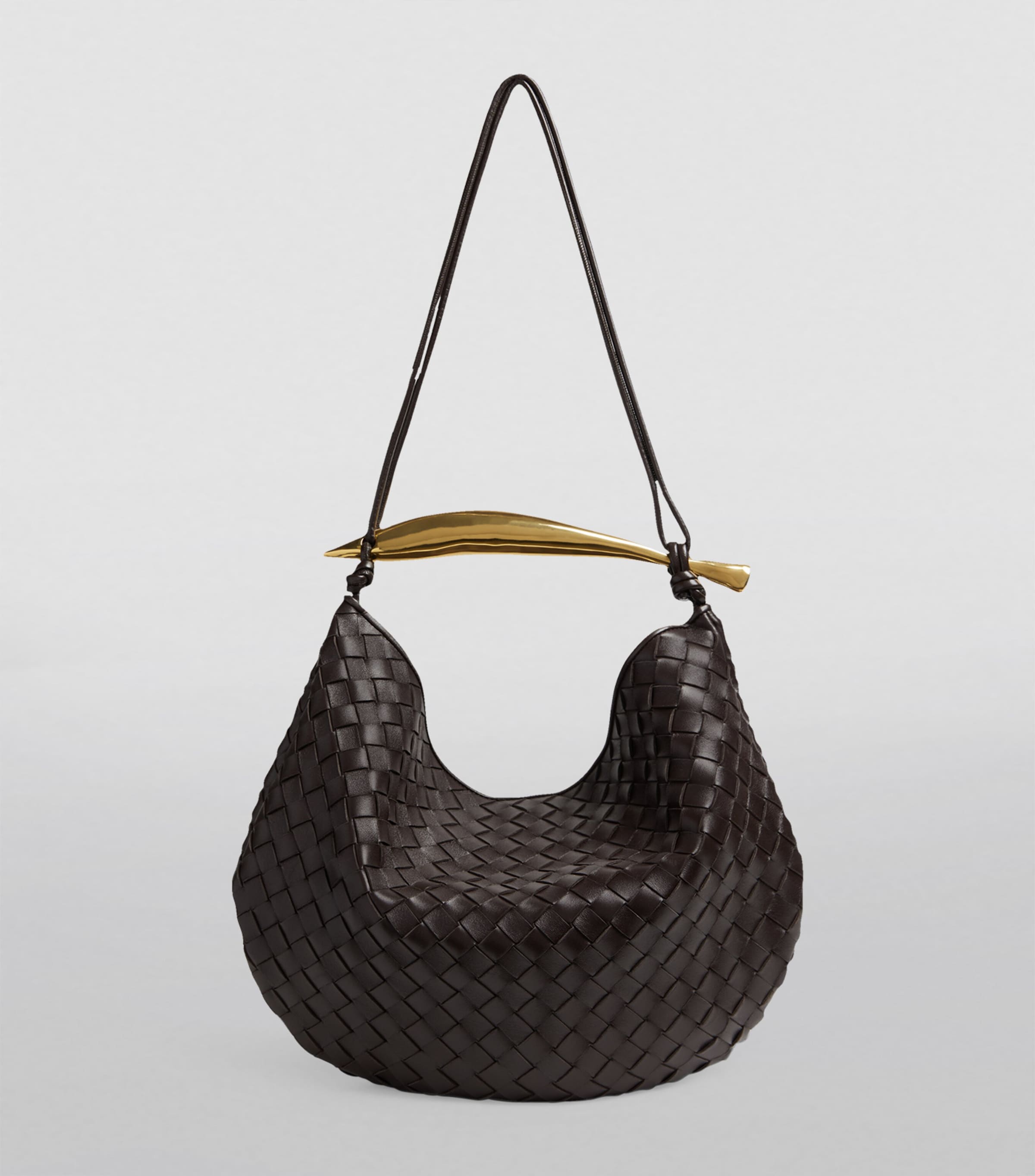 Bottega Veneta Brown Medium Leather Sardine Shoulder Bag | Harrods US