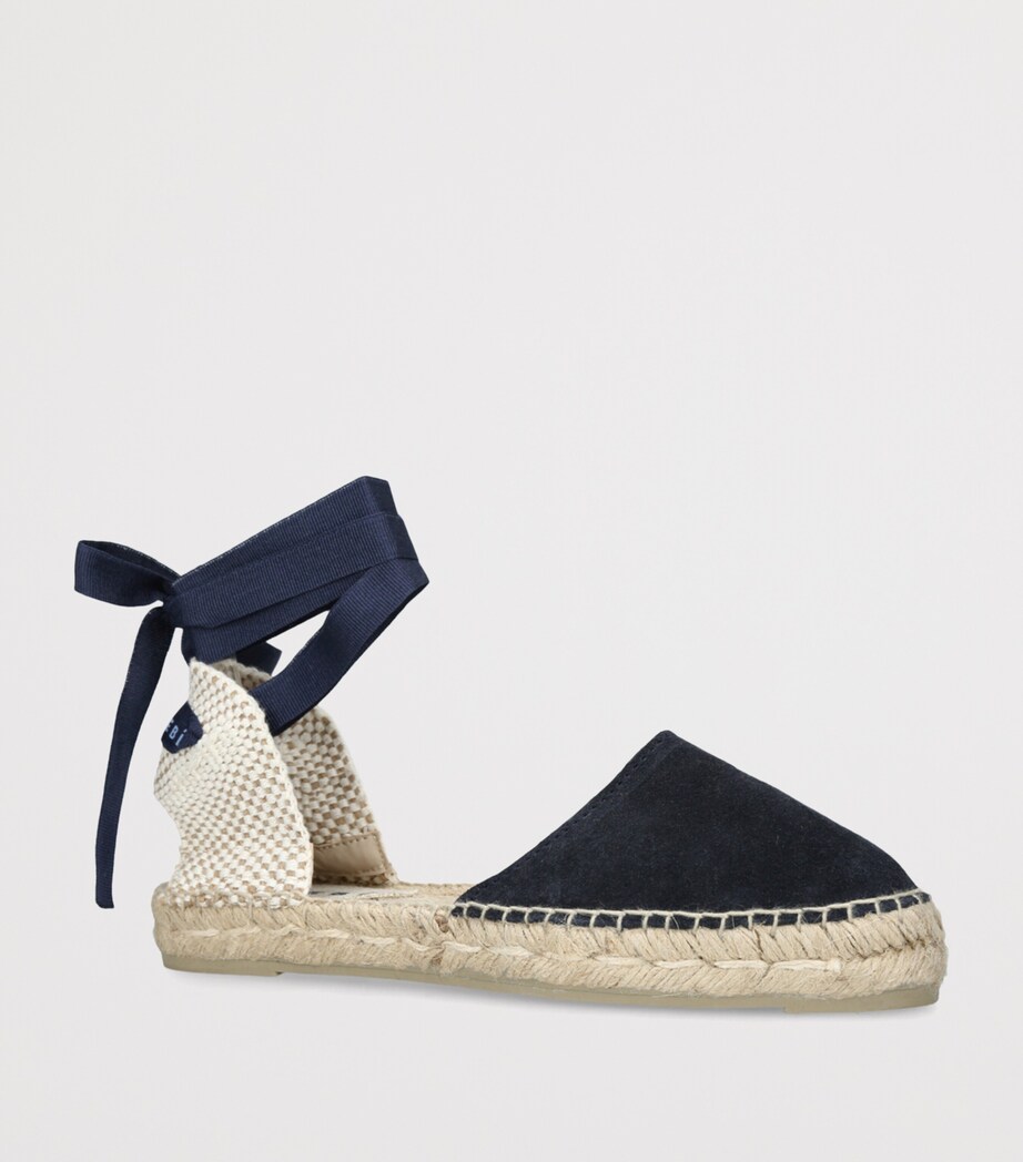 Canvas Hamptons Ankle-Strap Espadrilles NAVY Image 3