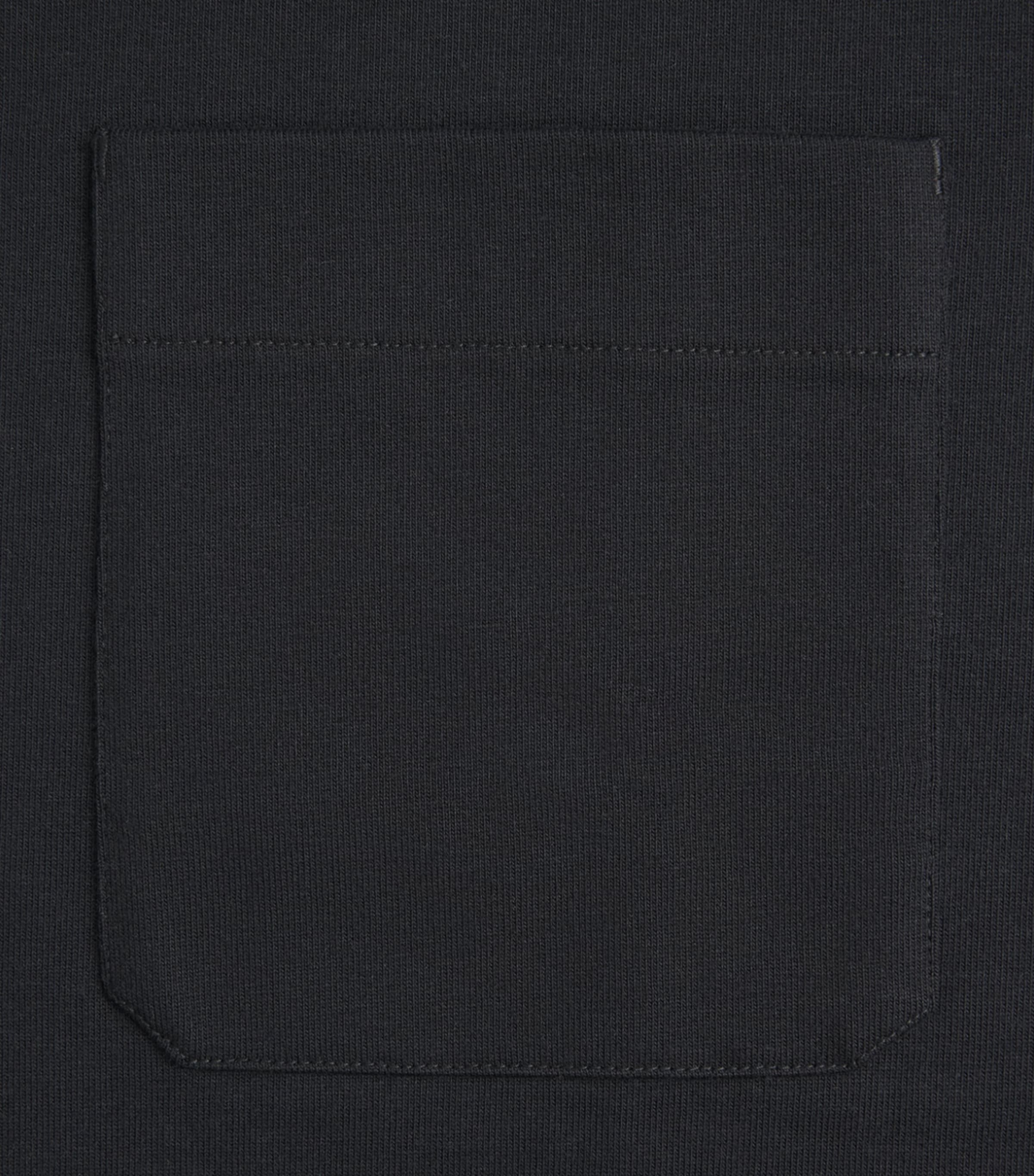 Lemaire Mens Cotton Boxy T-Shirt Black Image 6