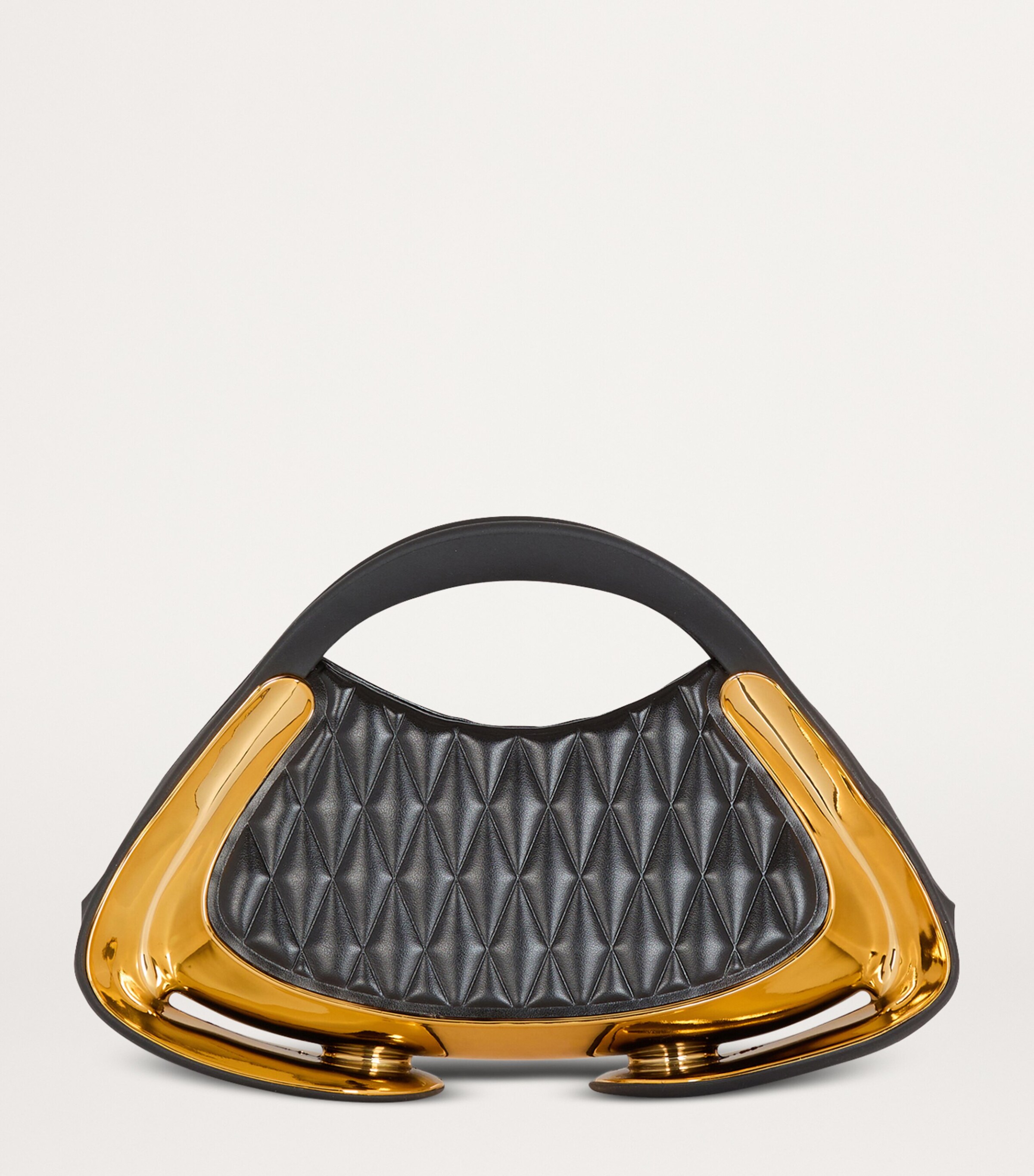 Balmain Small Jolie Madame Top-Handle Bag Ead Noir/or Image 7