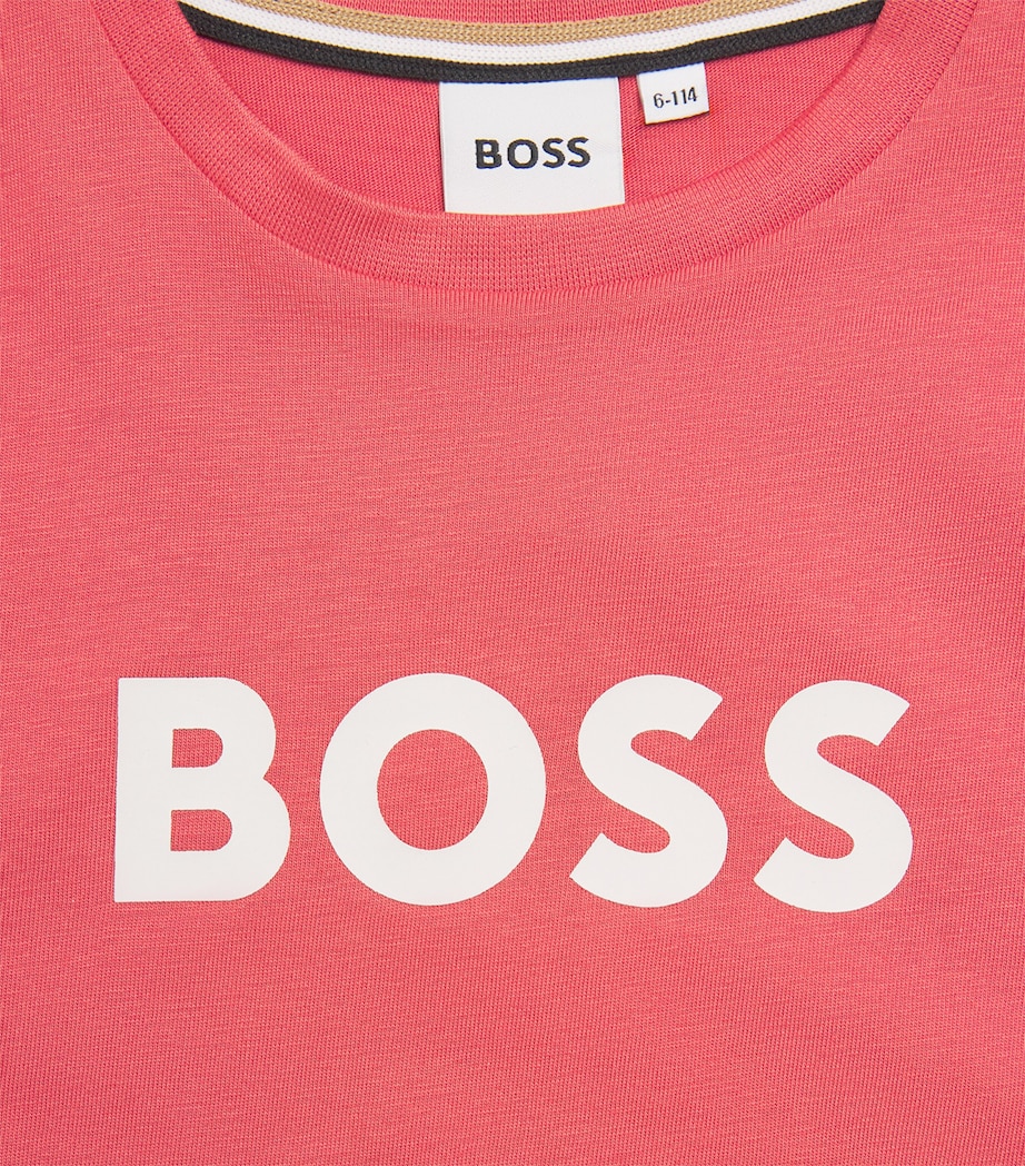 BOSS Kidswear Cotton Logo T-Shirt (4-16 Years) Image 3