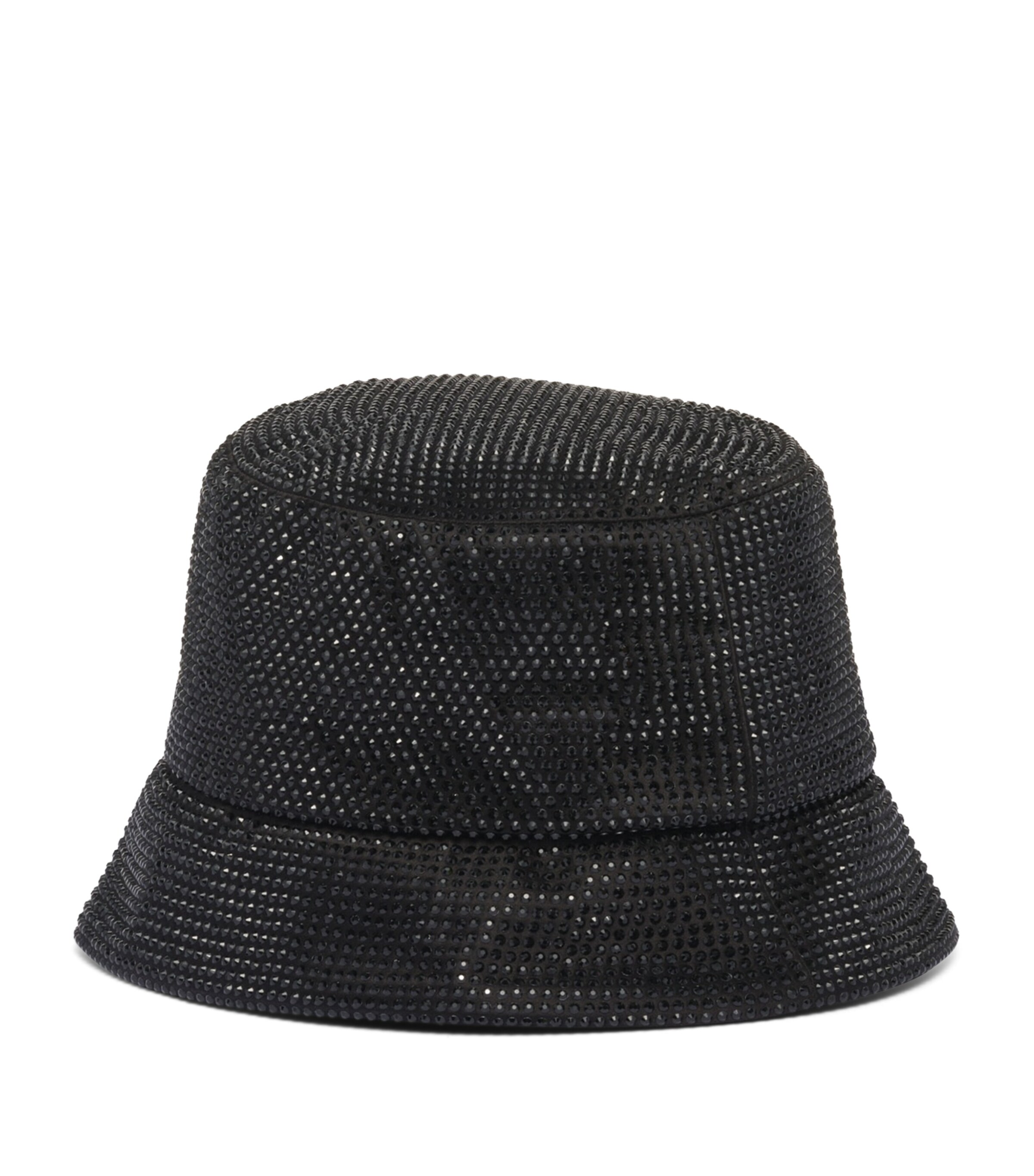 Prada Crystal-Embellished Bucket Hat Image 2