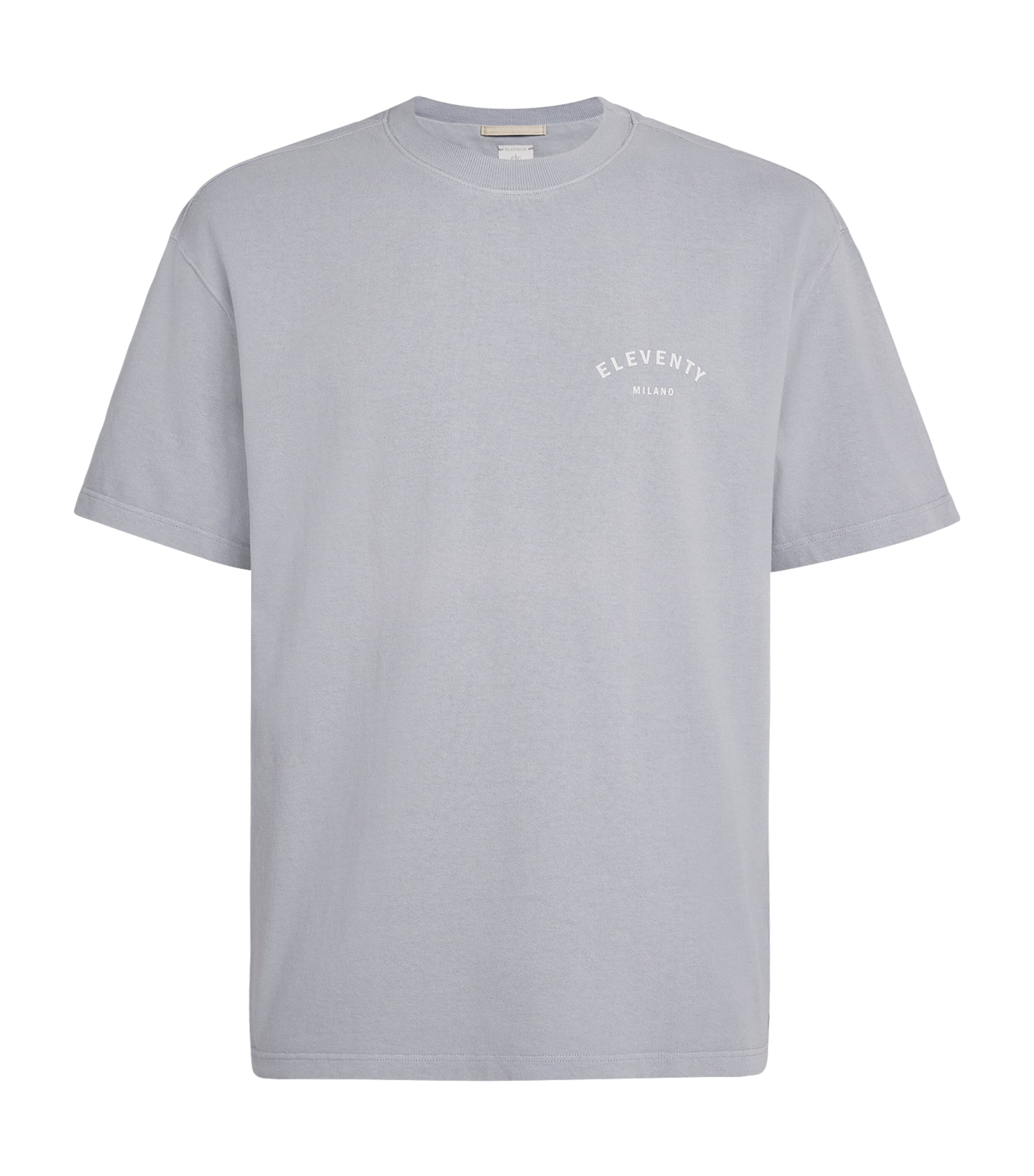 Tシャツ・カットソー ELEVENTY GREY LINEN T-SHIRT 27da06f79b59289489caf27e3c21d5