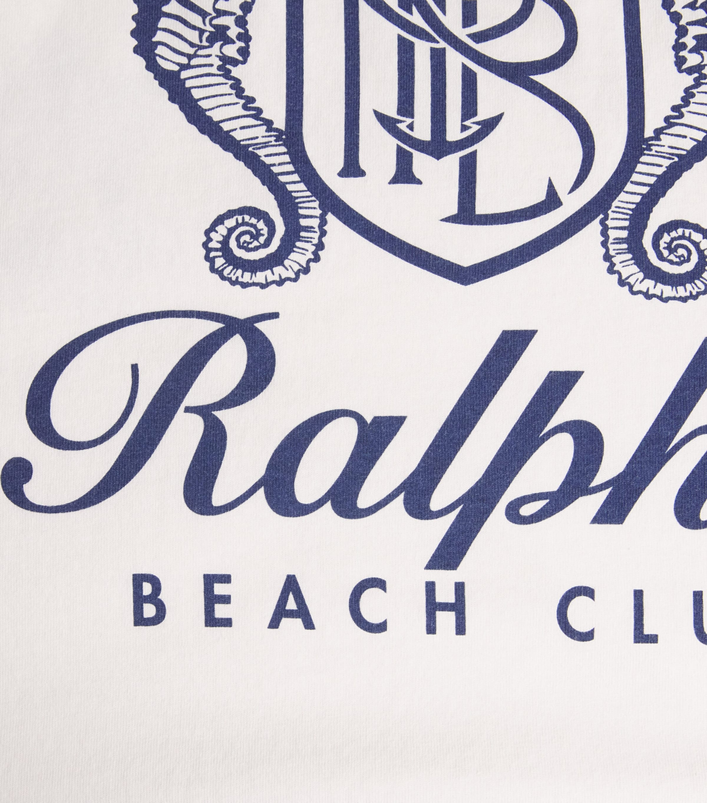 Polo Ralph Lauren Mens Cotton Ralph’s Beach Club T-Shirt Deckwash White Image 6