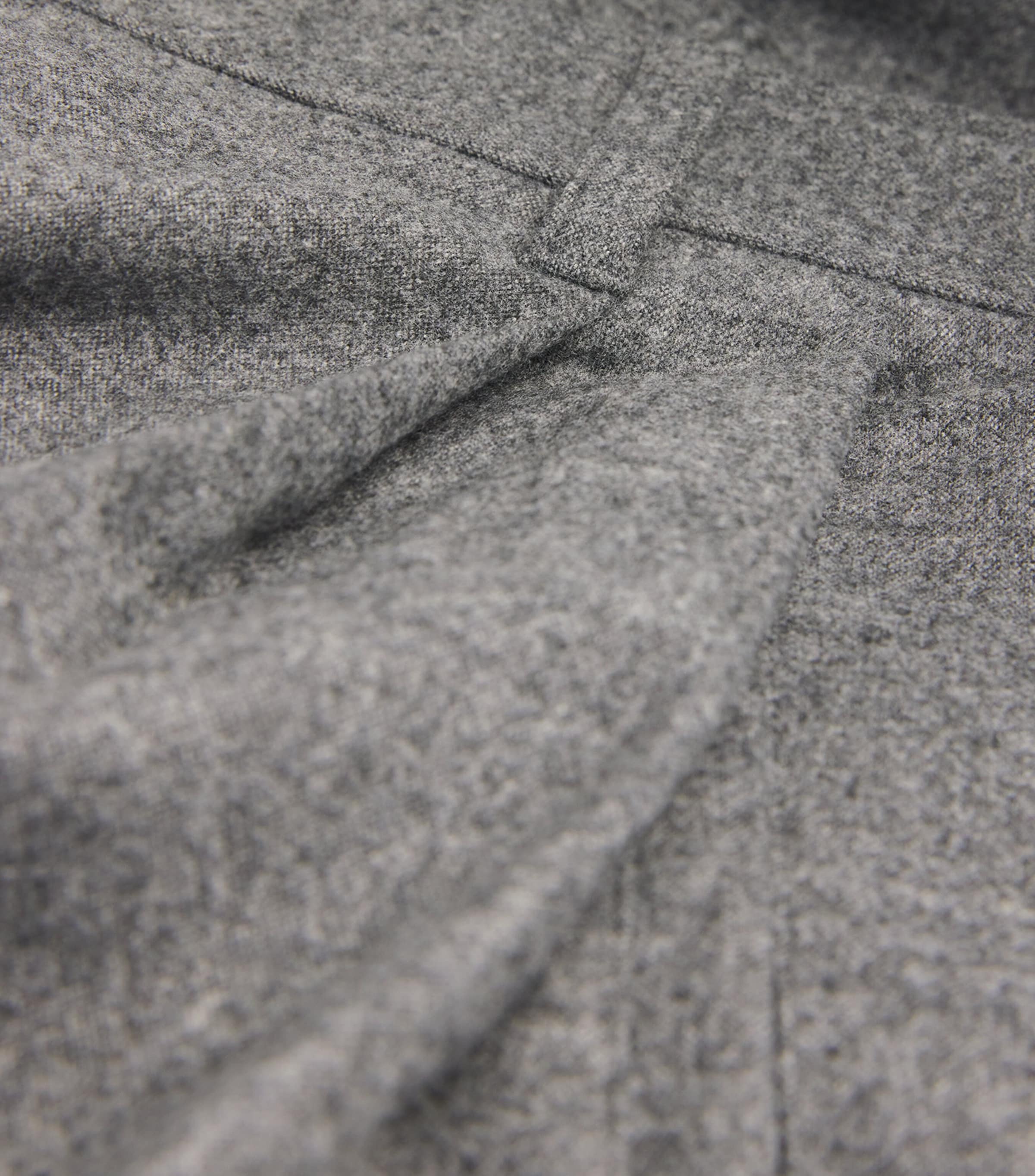 Wool Falcon Wide-Leg Trousers CHARCOAL MELANGE Image 5