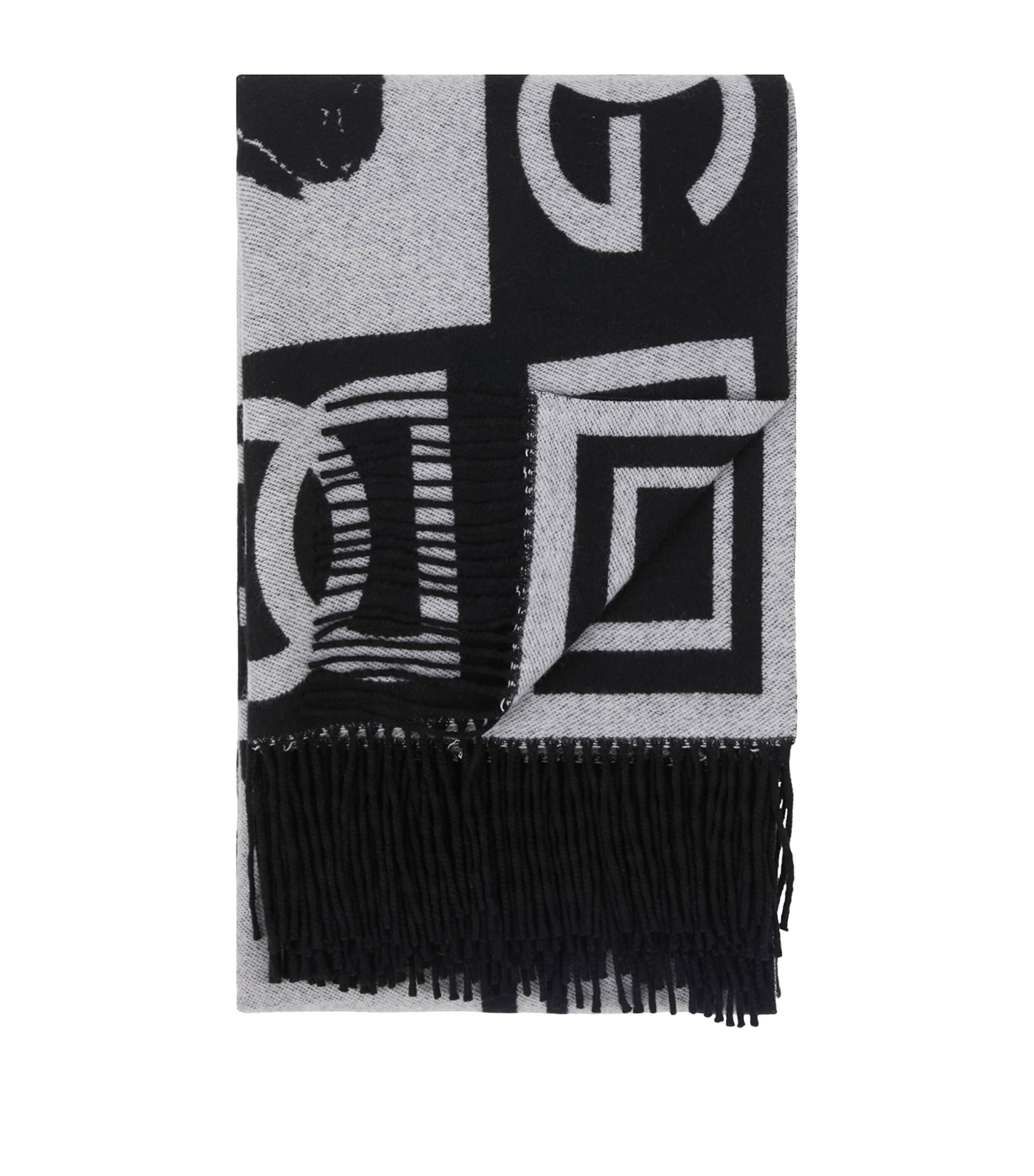 Dolce&Gabbana Casa Cashmere Zebra DG Throw (140cm x 180cm) Zebra Image 2