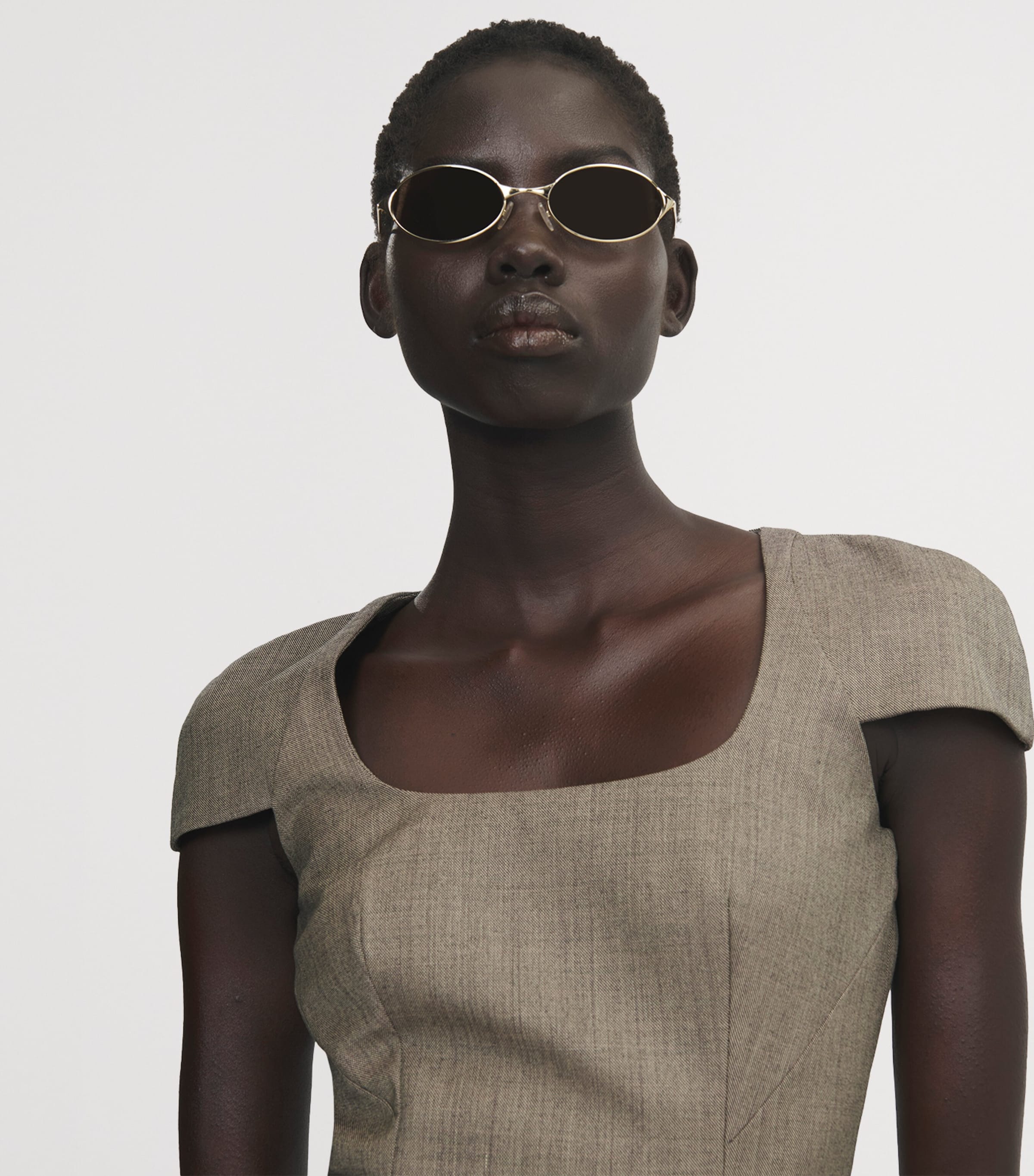 McQueen Metal Sunglasses Image 2