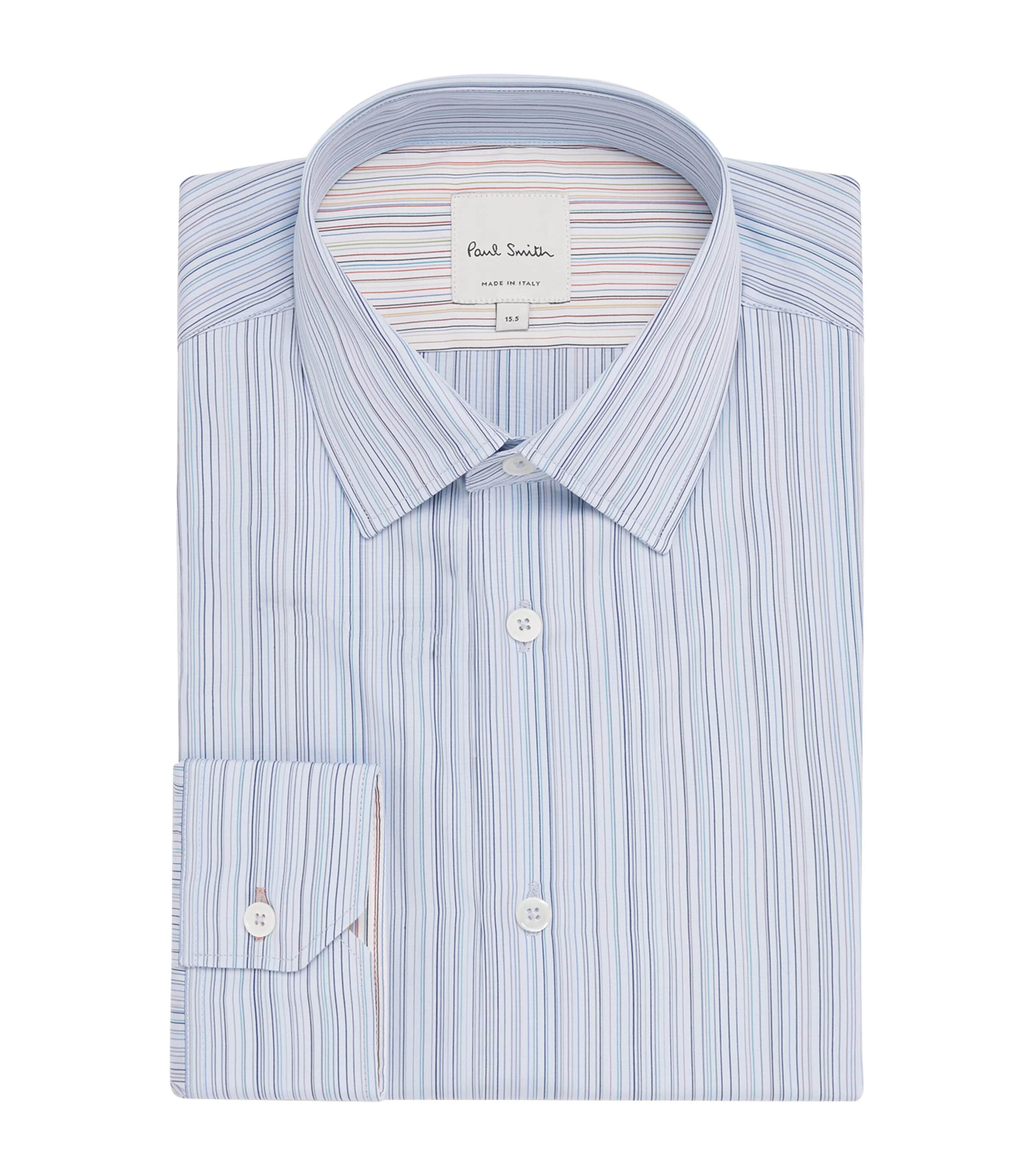 PAUL SMITH COTTON SIGNATURE STRIPE SHIRT
