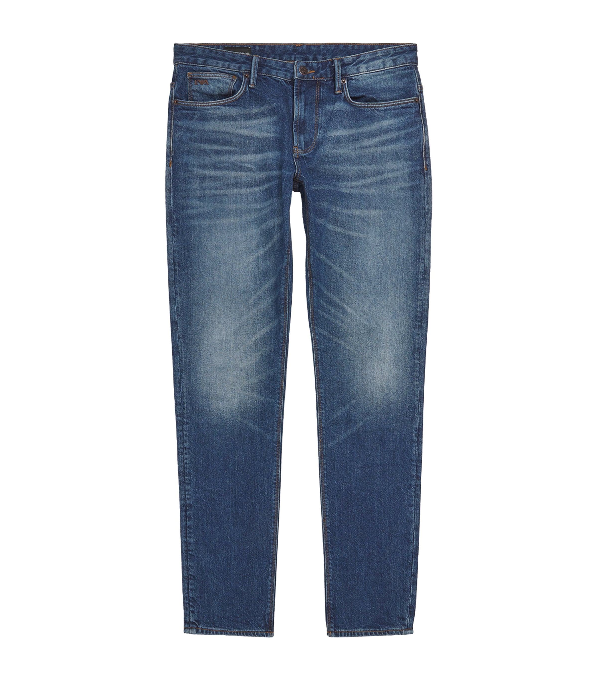 Emporio Armani Slim Fit Jeans In Blue