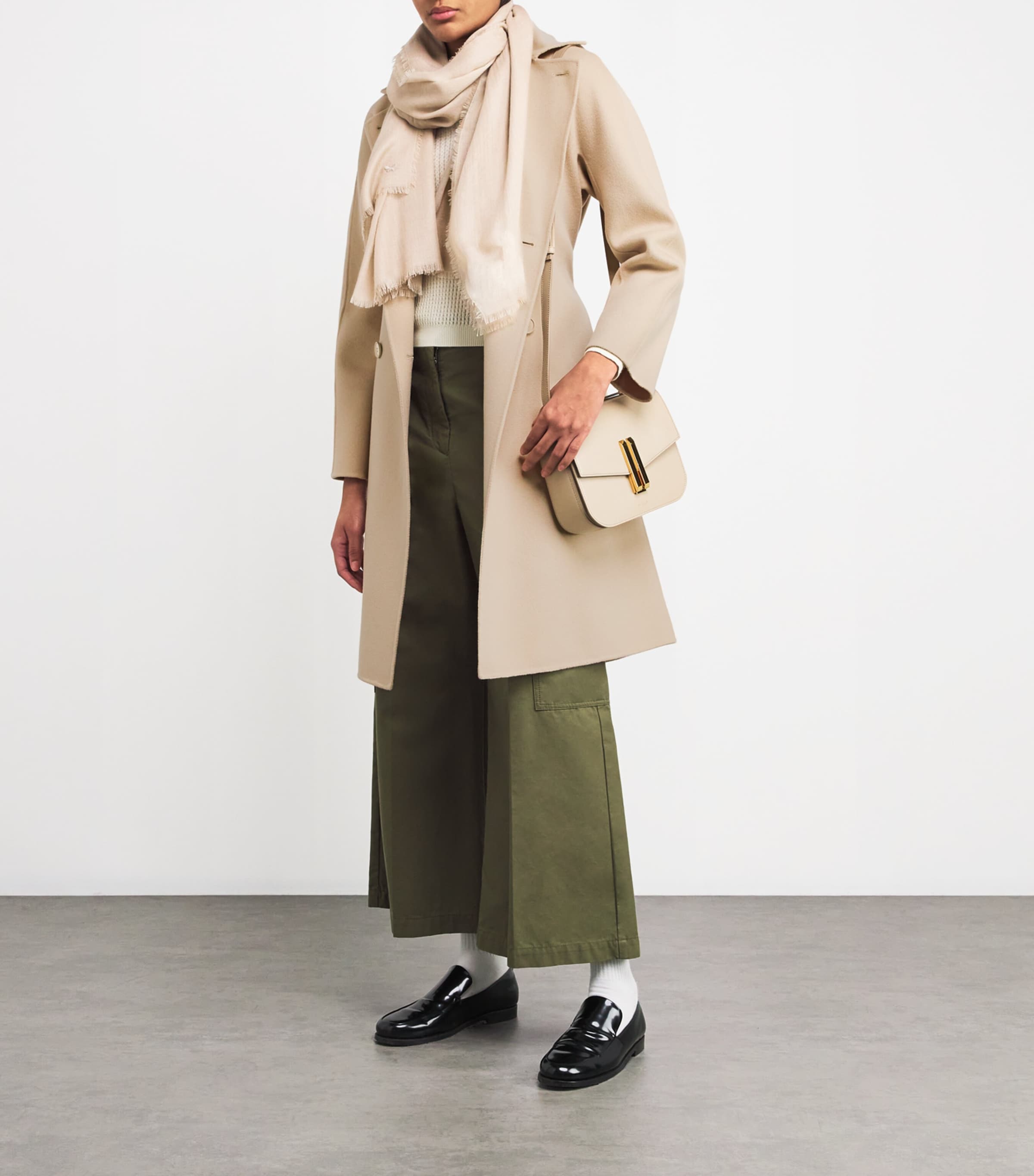 Weekend Max Mara Virgin Wool-Blend Double-Faced Overcoat